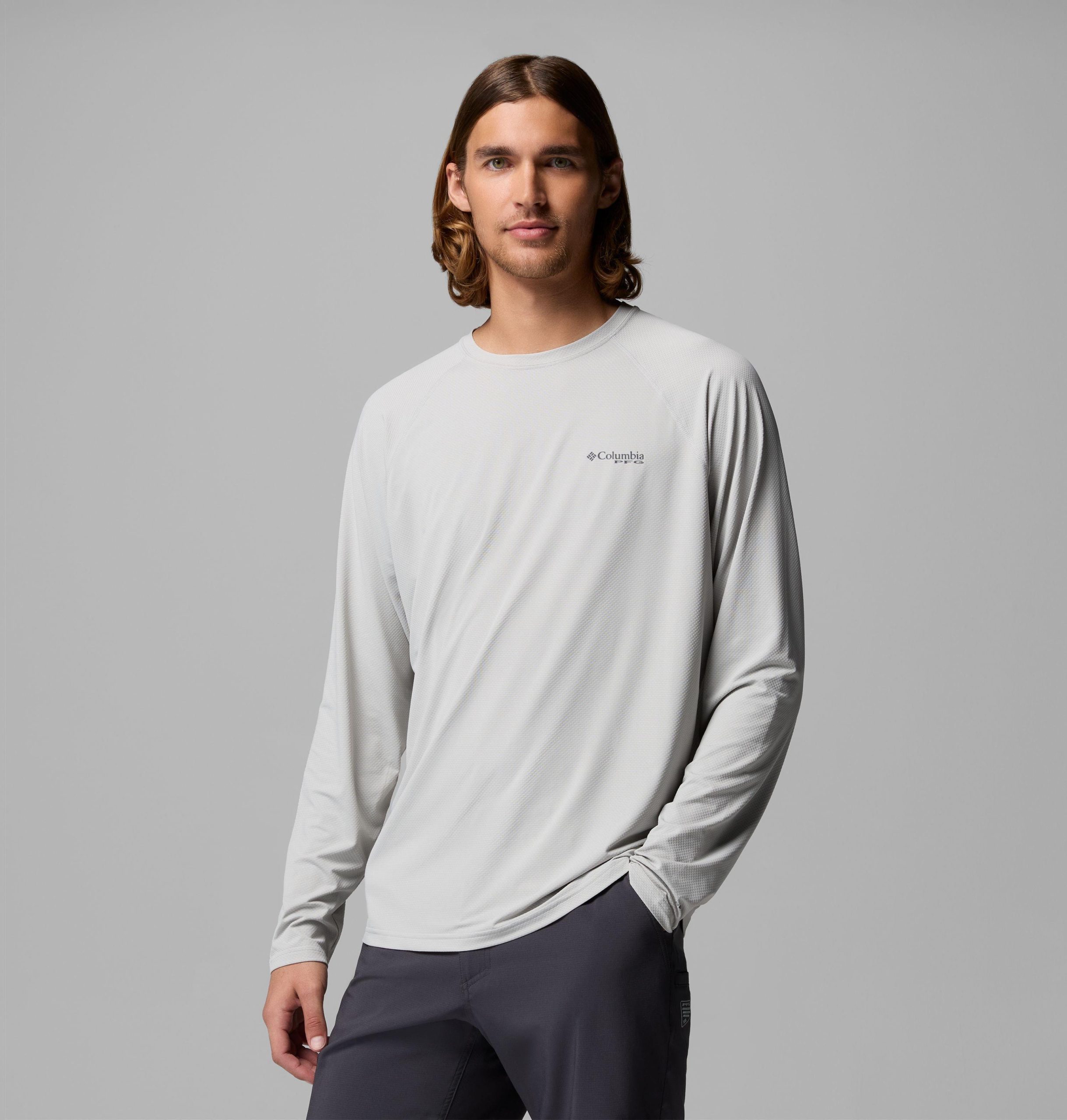 herre pfg solar stream ii langermet skjorte – tall