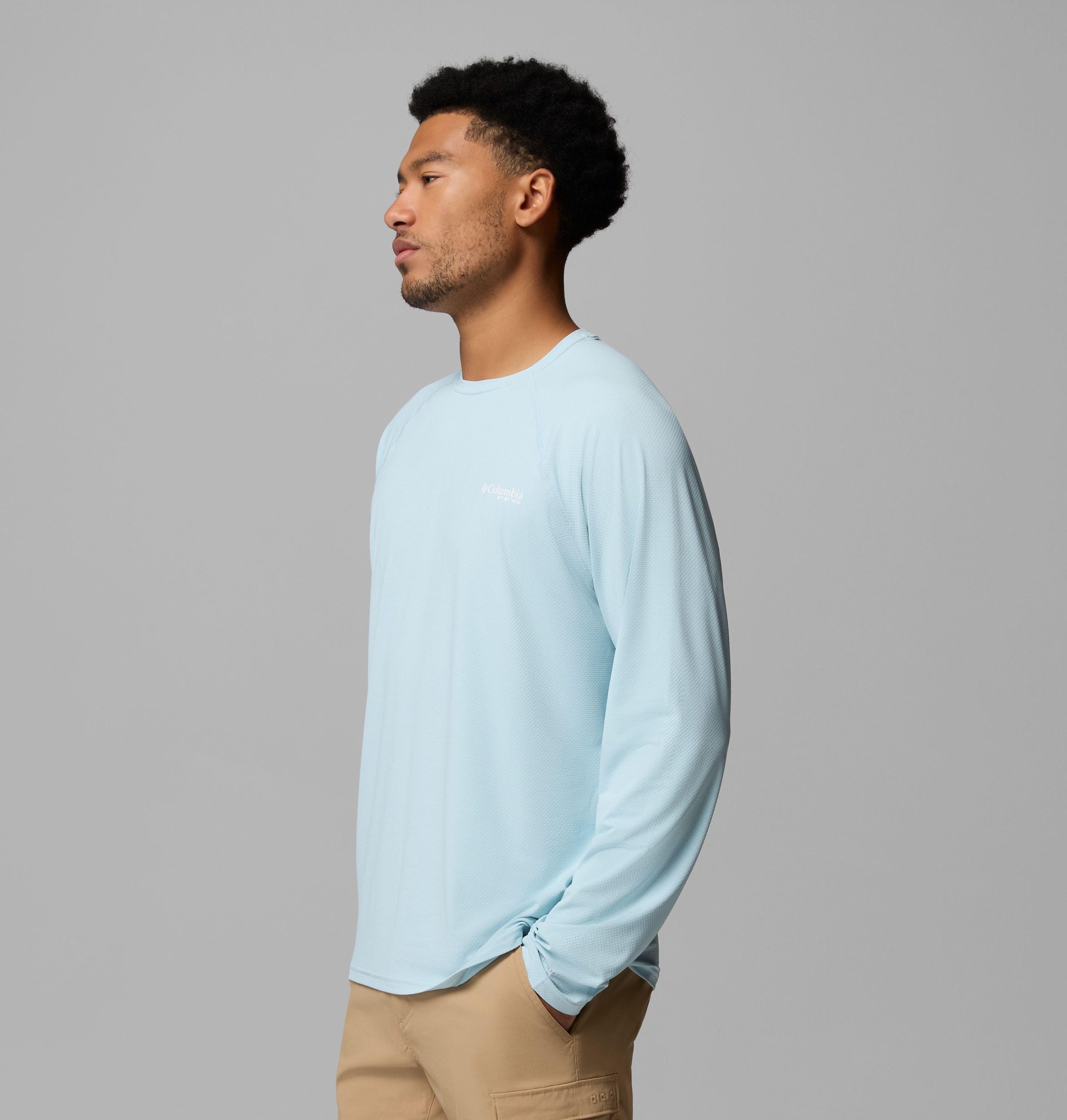 herre pfg solar stream ii langermet skjorte – tall