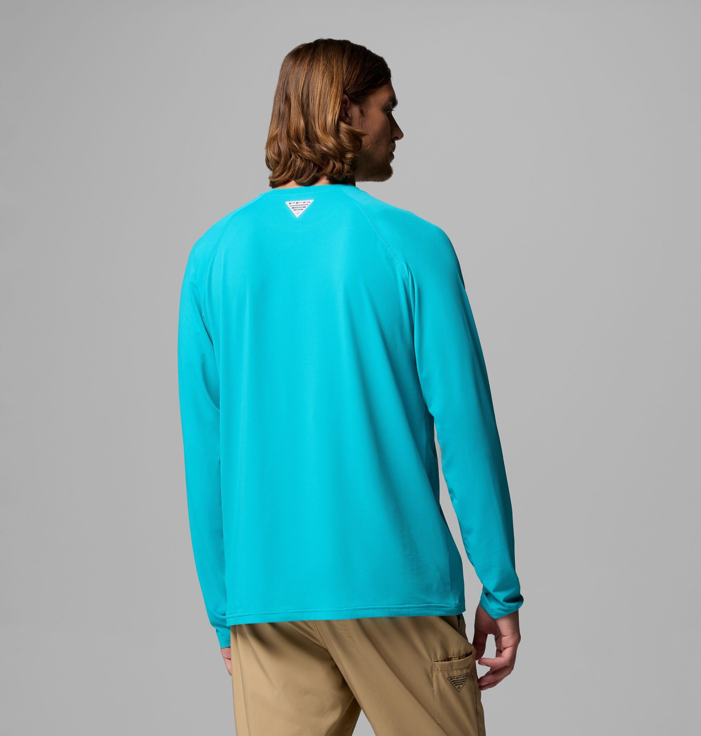 herre pfg solar stream ii langermet skjorte – tall