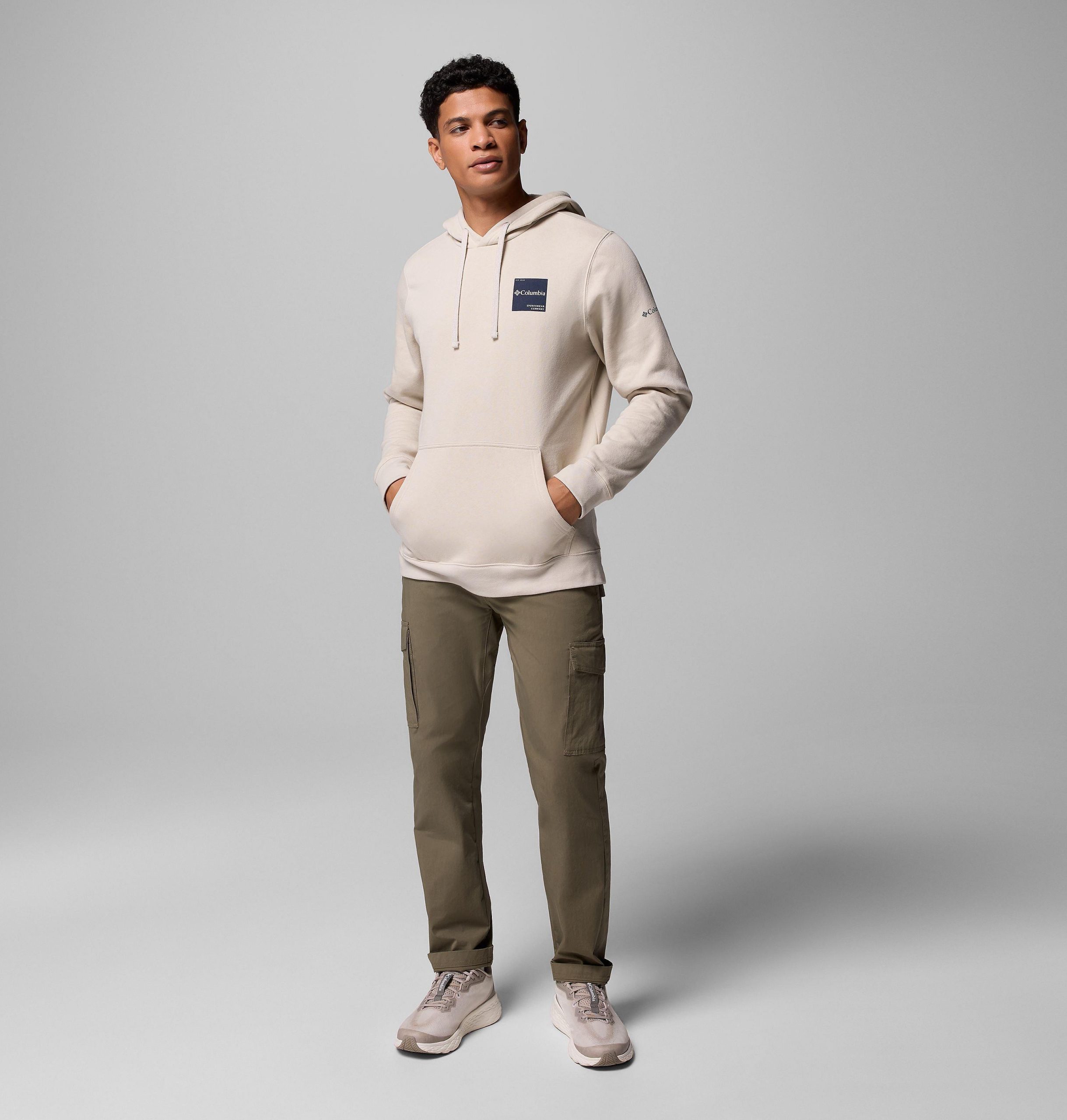 herre columbia trek-hettegenser