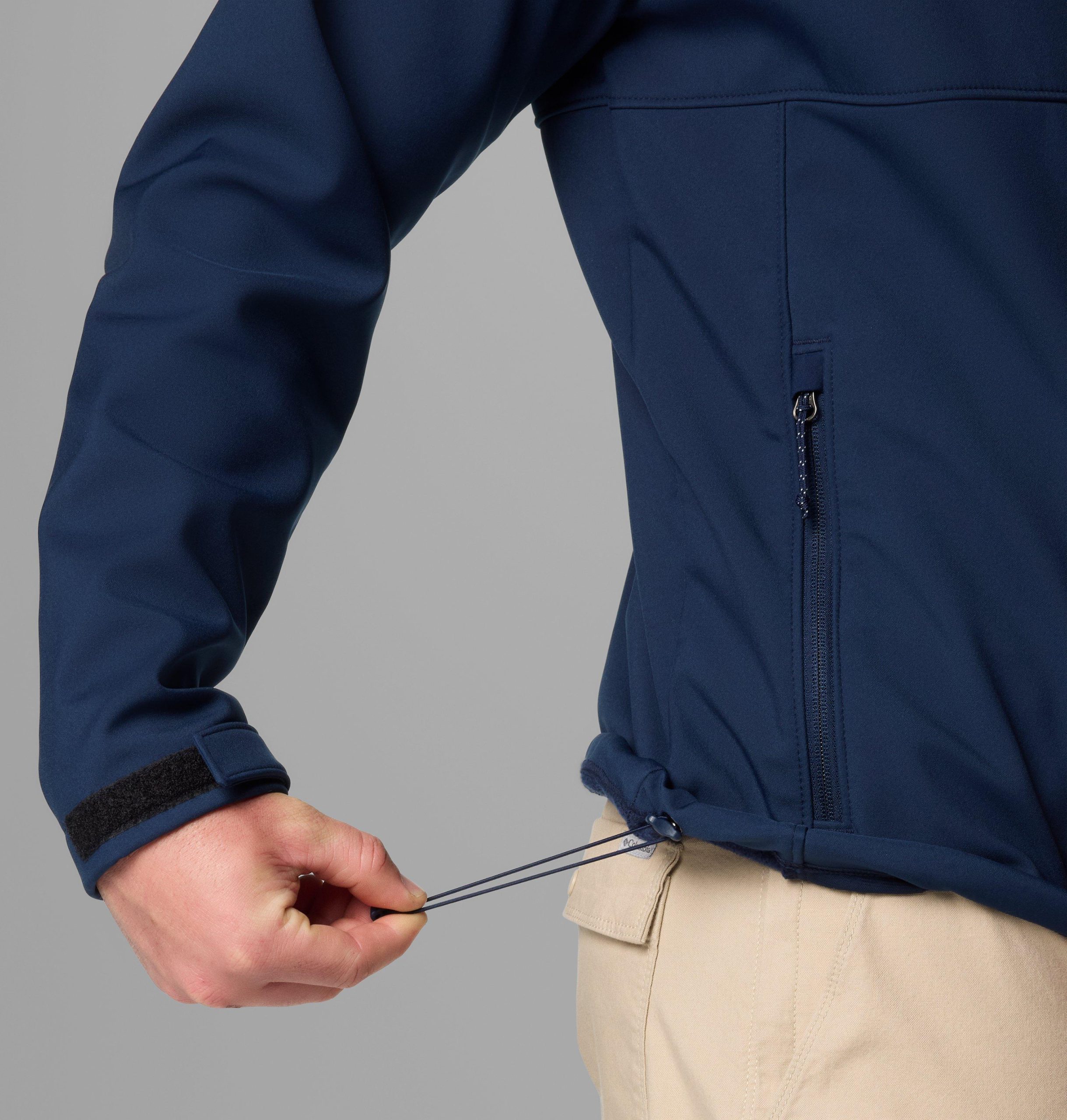 herre ascender ii hettegenser i softshell-kvalitet – høy