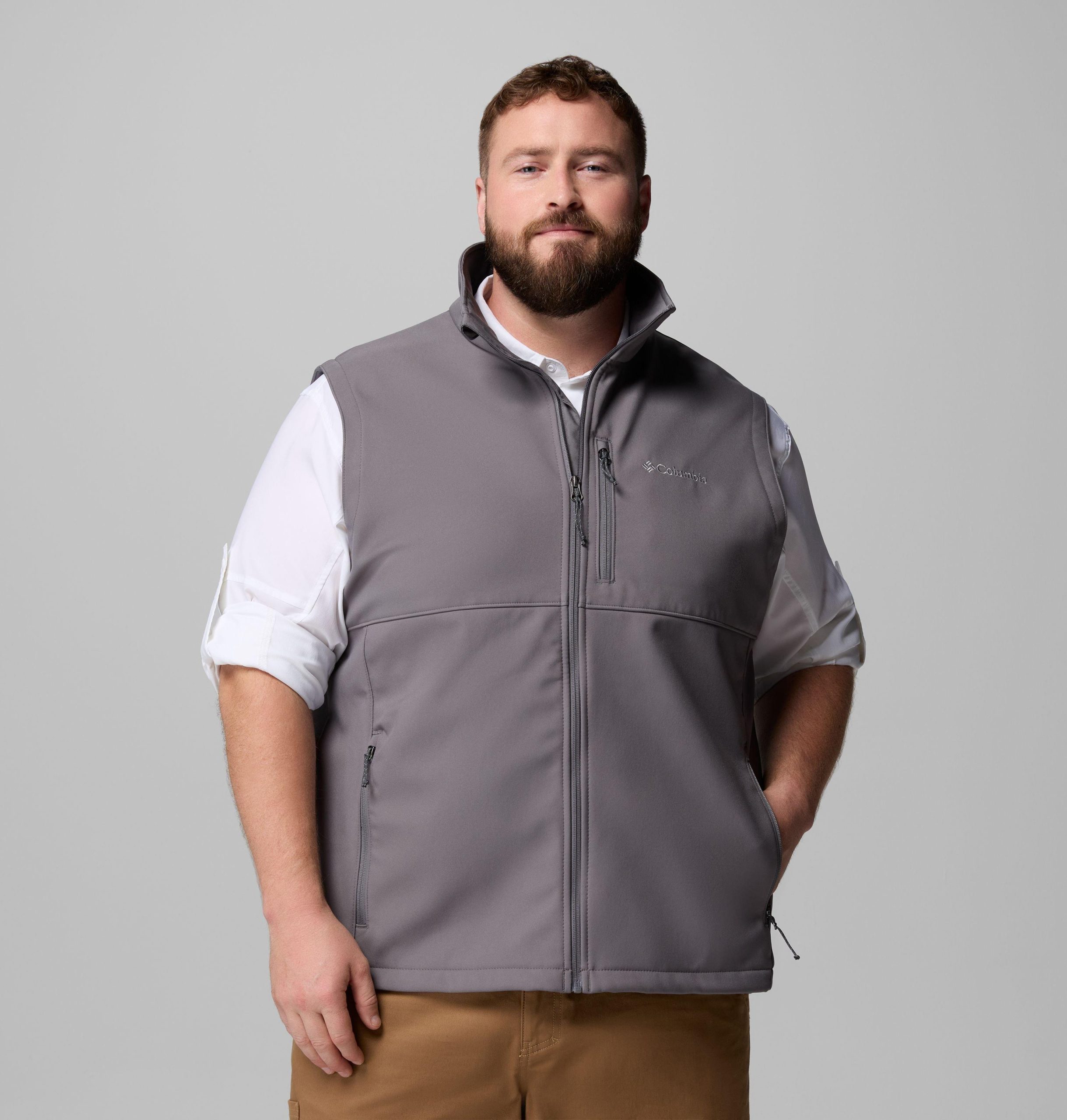 herre ascender ii softshell vest – stor