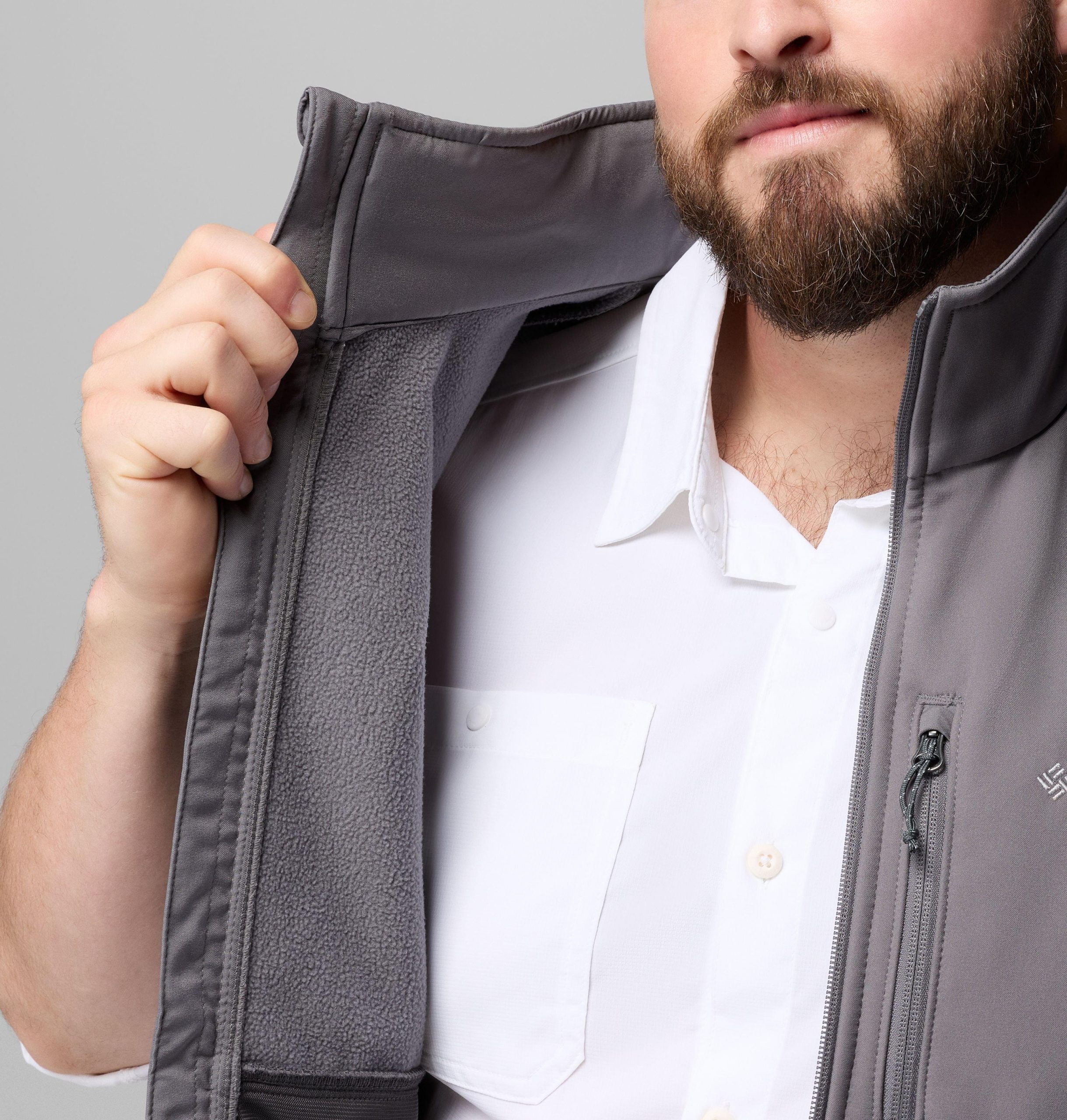 herre ascender ii softshell vest – stor