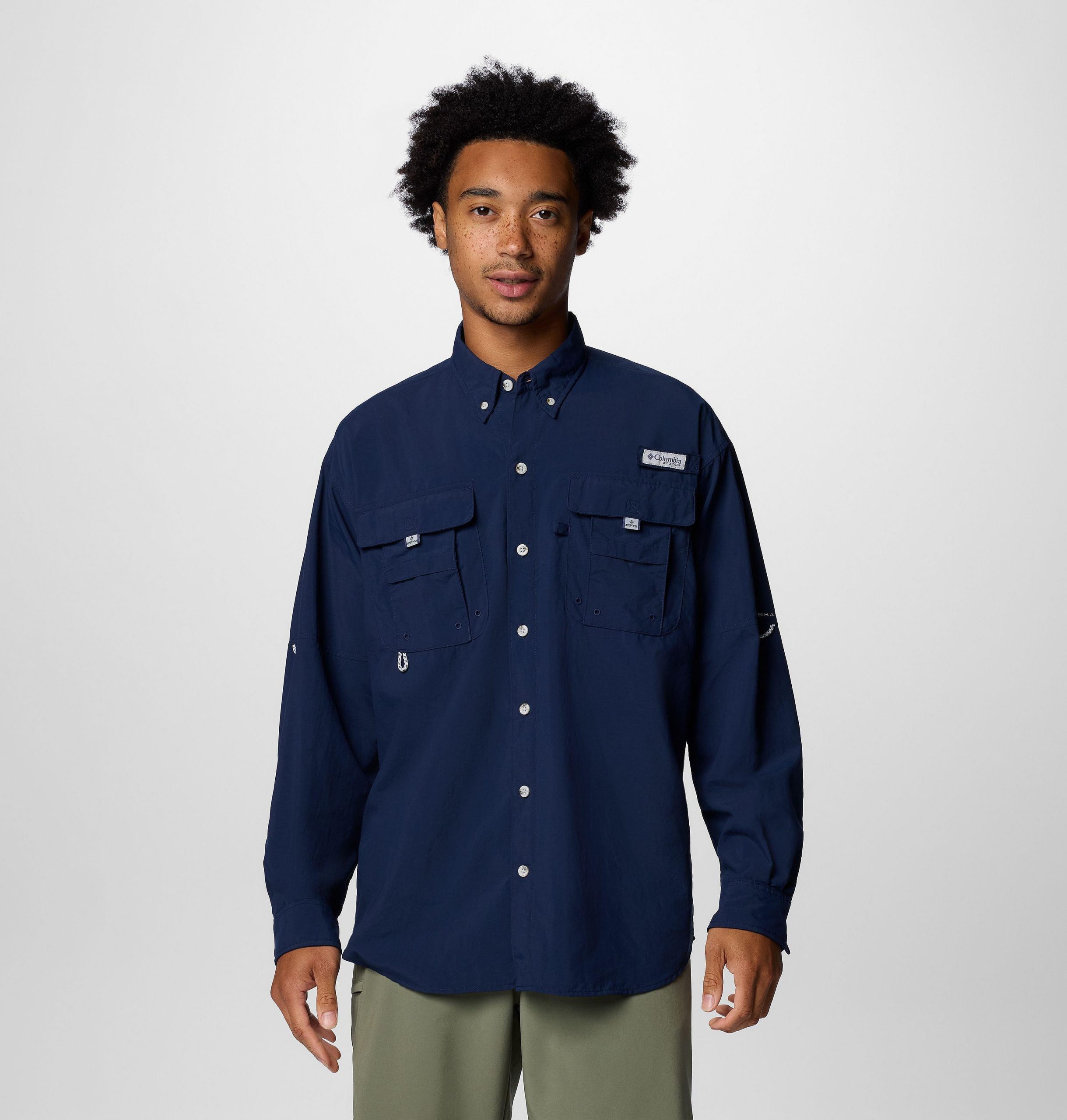 herre pfg bahama ii langermet skjorte – tall