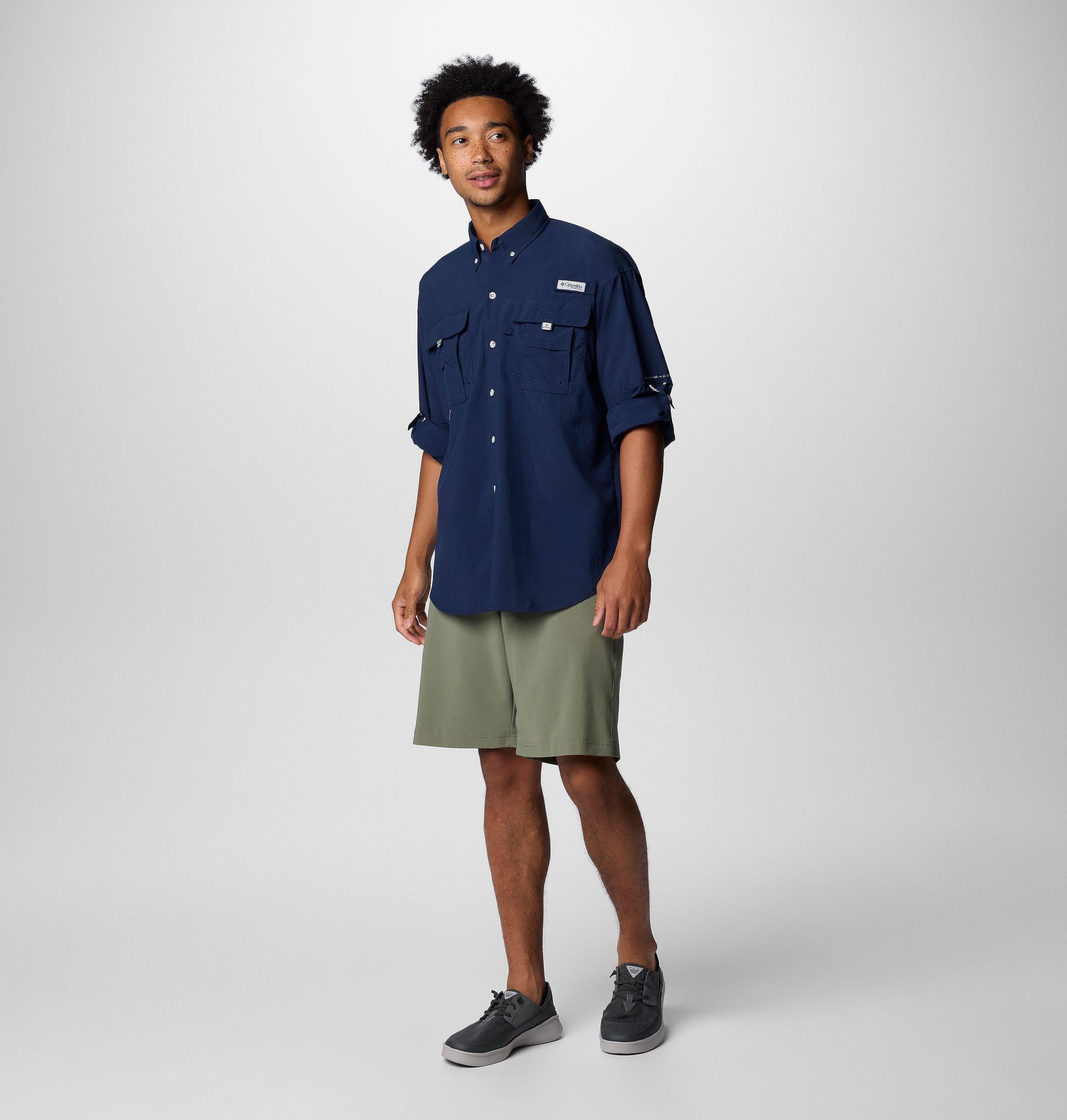herre pfg bahama ii langermet skjorte – tall