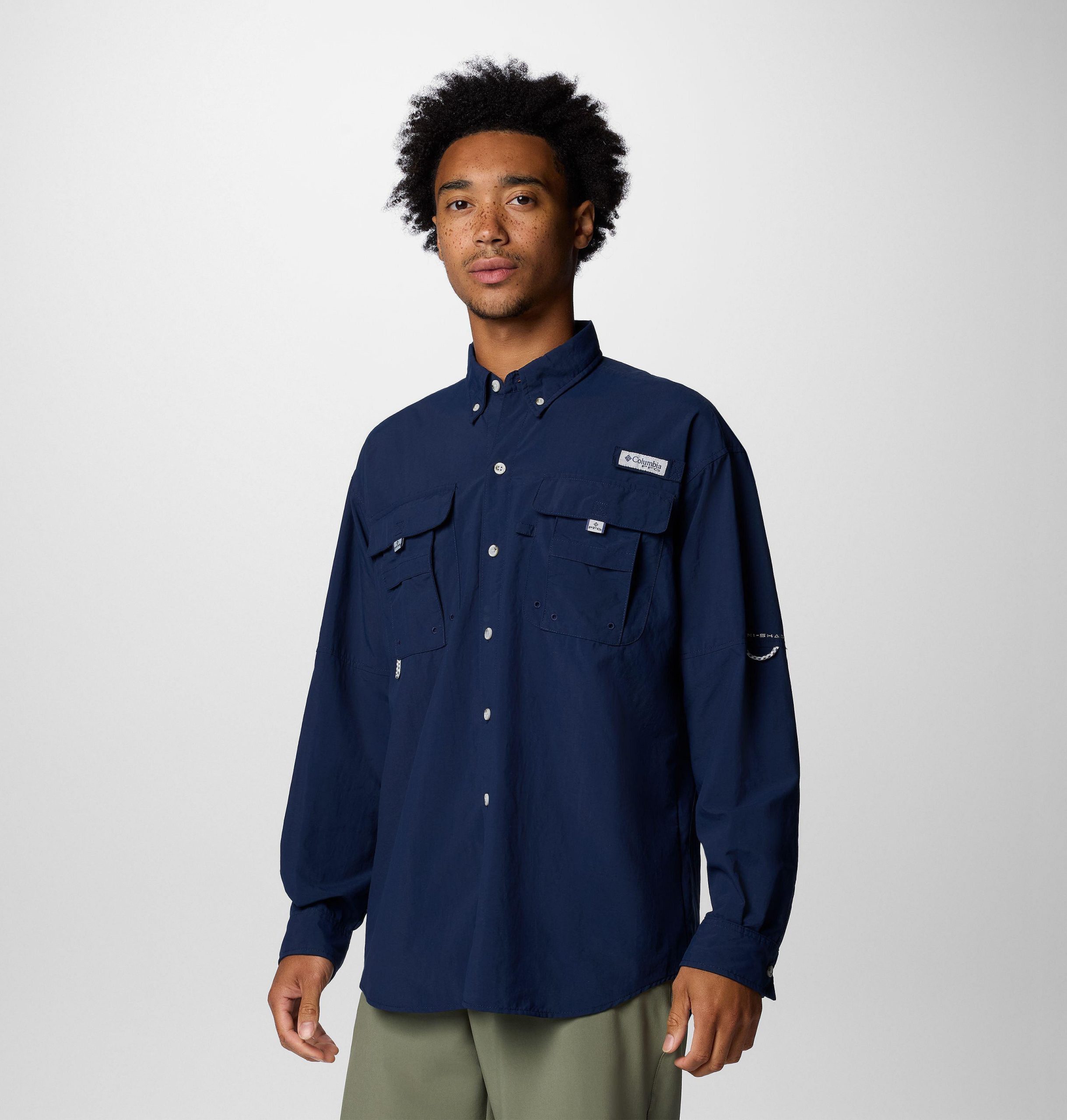 herre pfg bahama ii langermet skjorte – tall