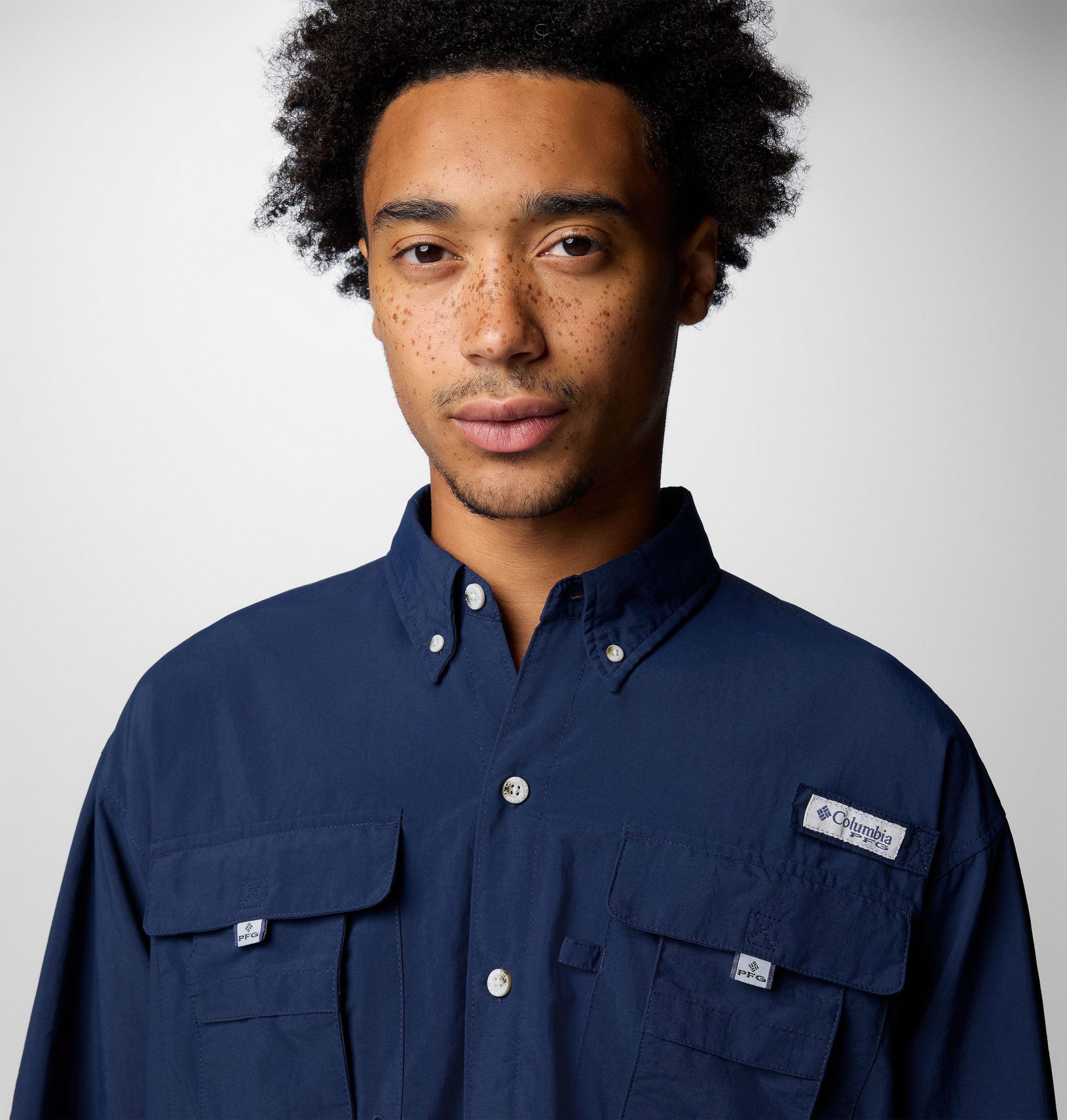 herre pfg bahama ii langermet skjorte – tall