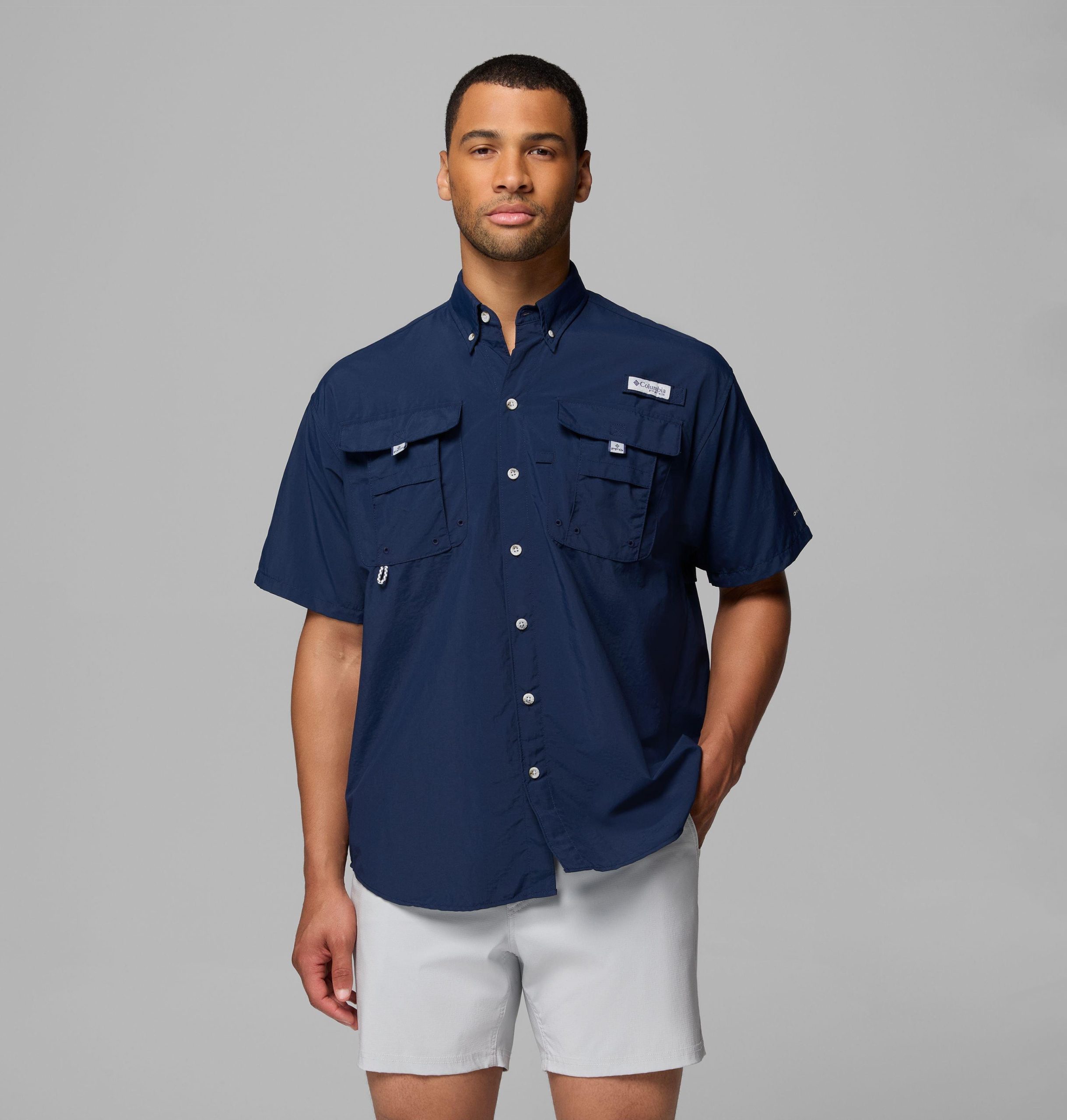 herre pfg bahama ii kortermet skjorte – tall