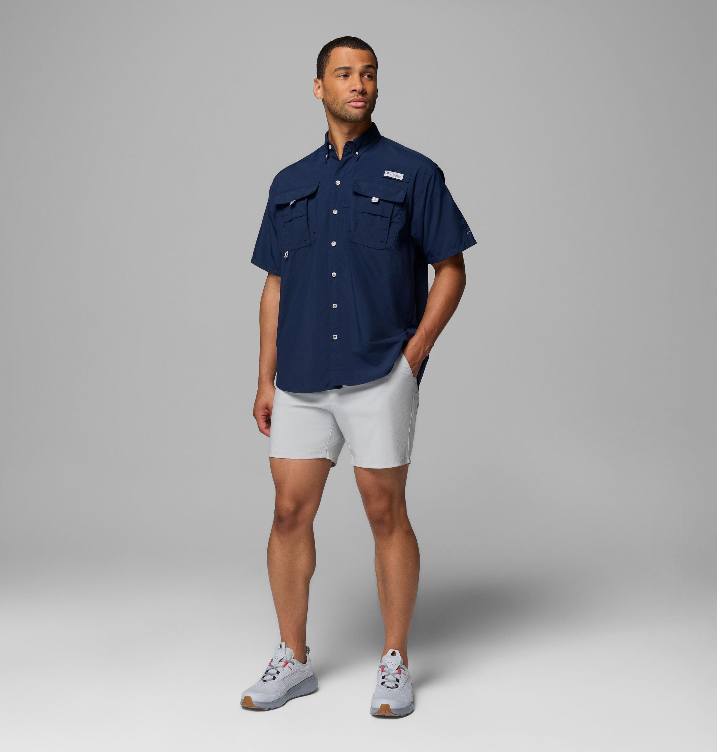 herre pfg bahama ii kortermet skjorte – tall