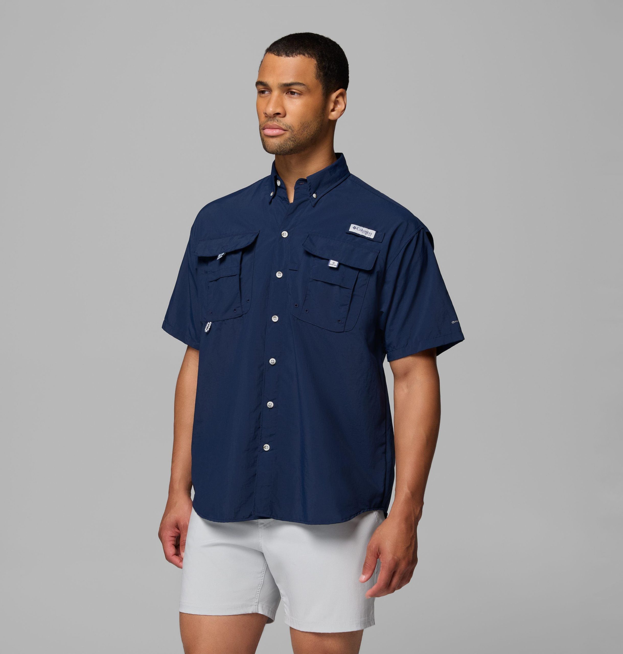 herre pfg bahama ii kortermet skjorte – tall