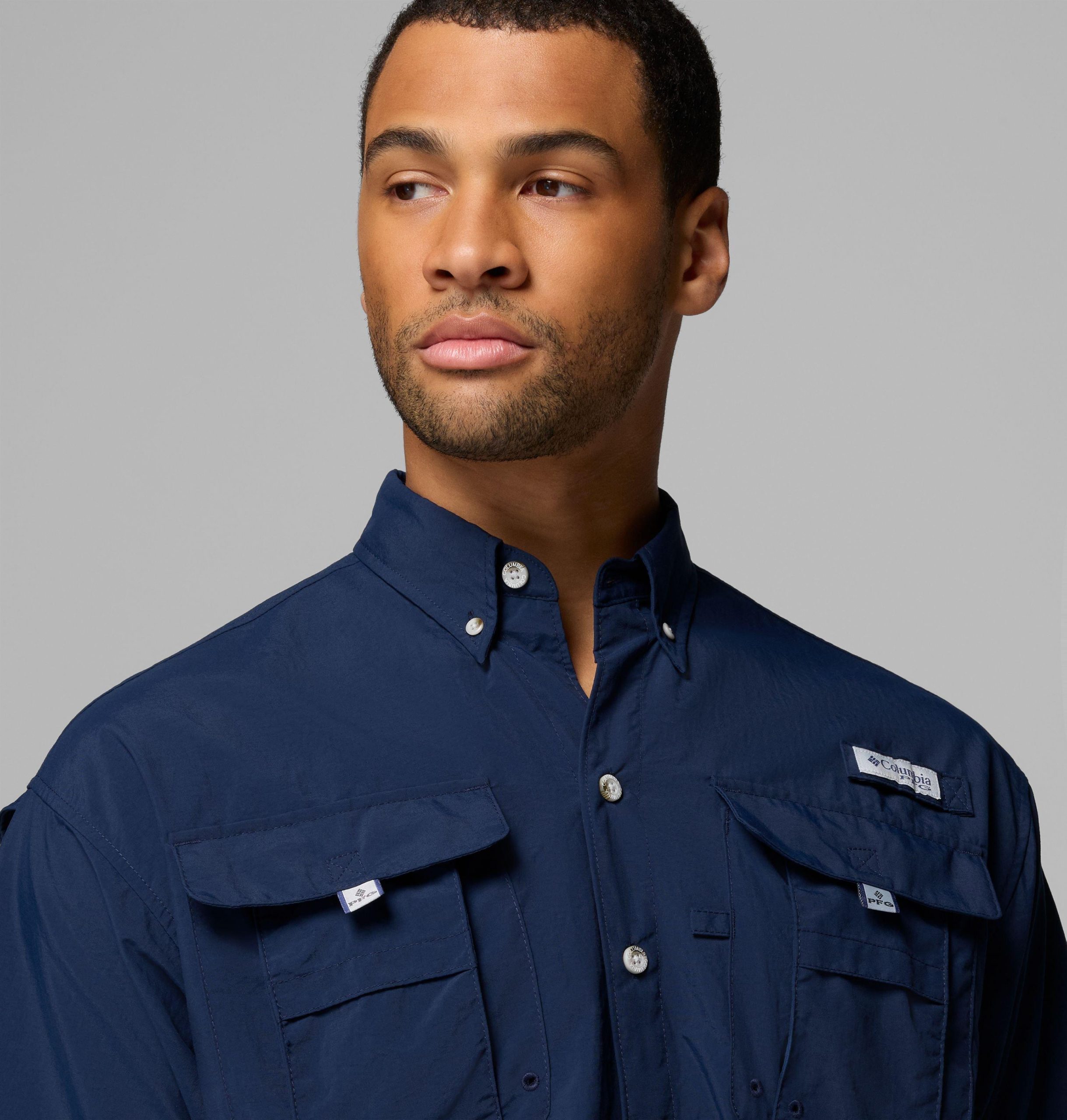 herre pfg bahama ii kortermet skjorte – tall