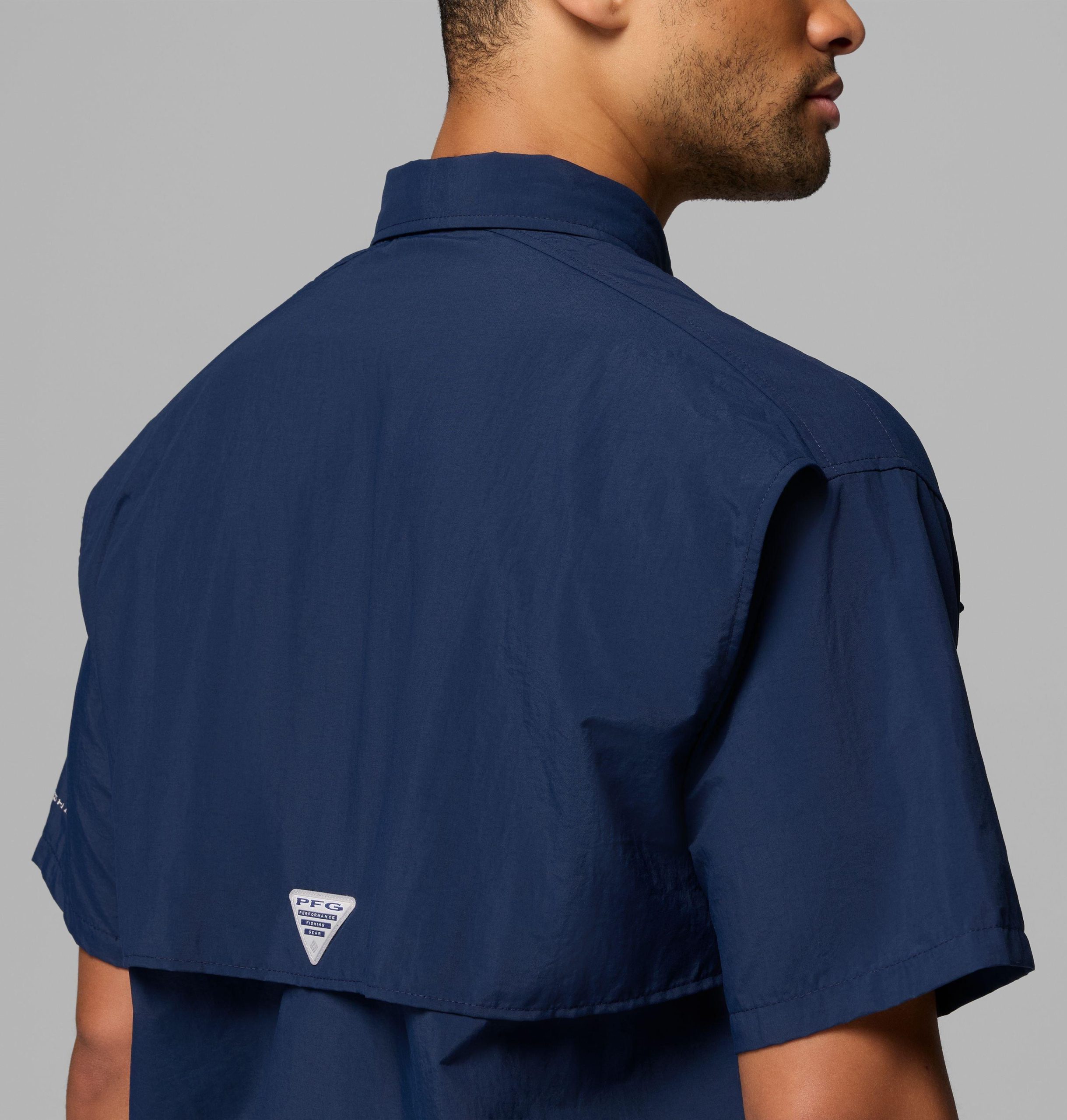 herre pfg bahama ii kortermet skjorte – tall