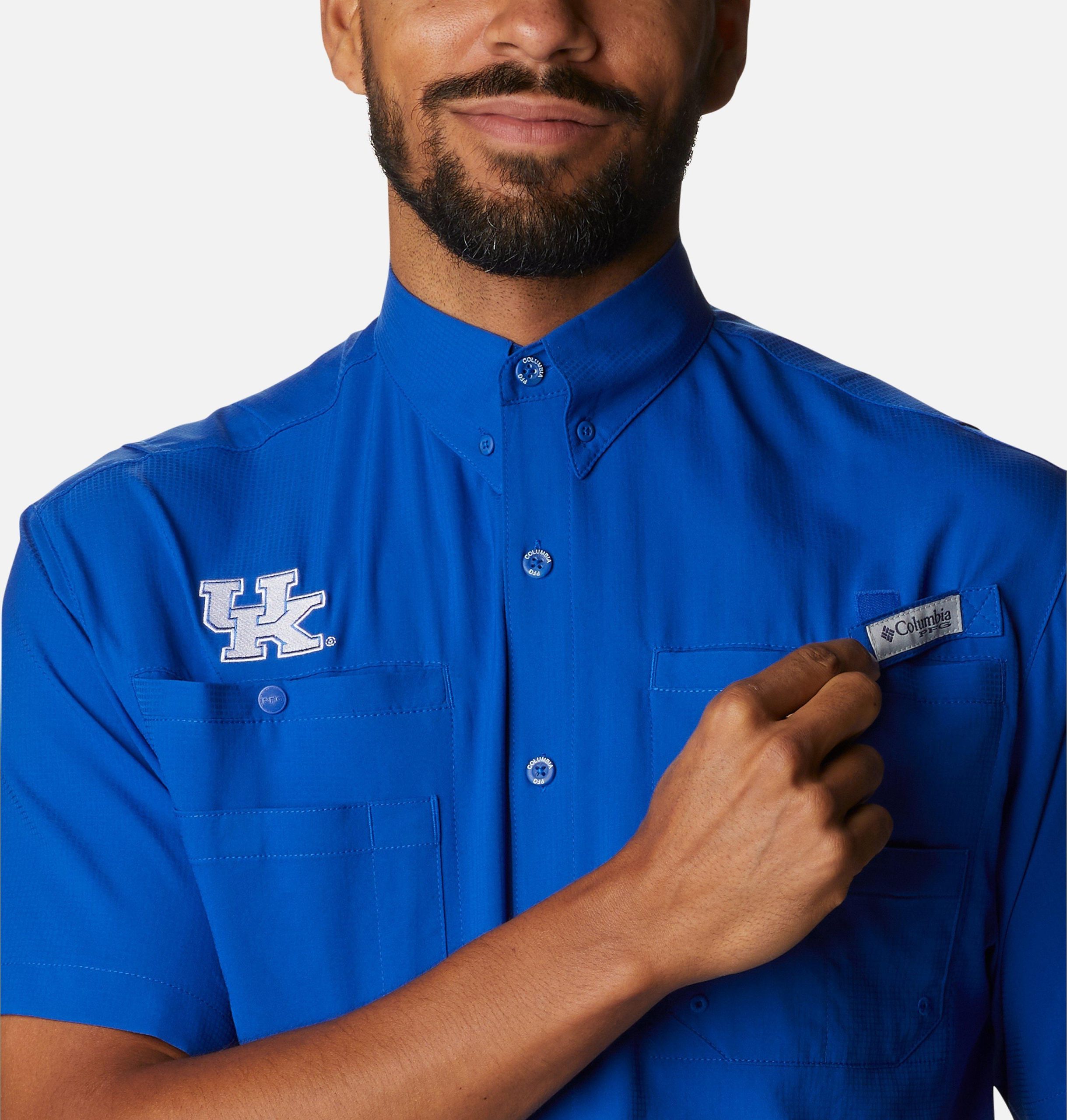herre collegiate pfg tamiami kortermet skjorte – kentucky