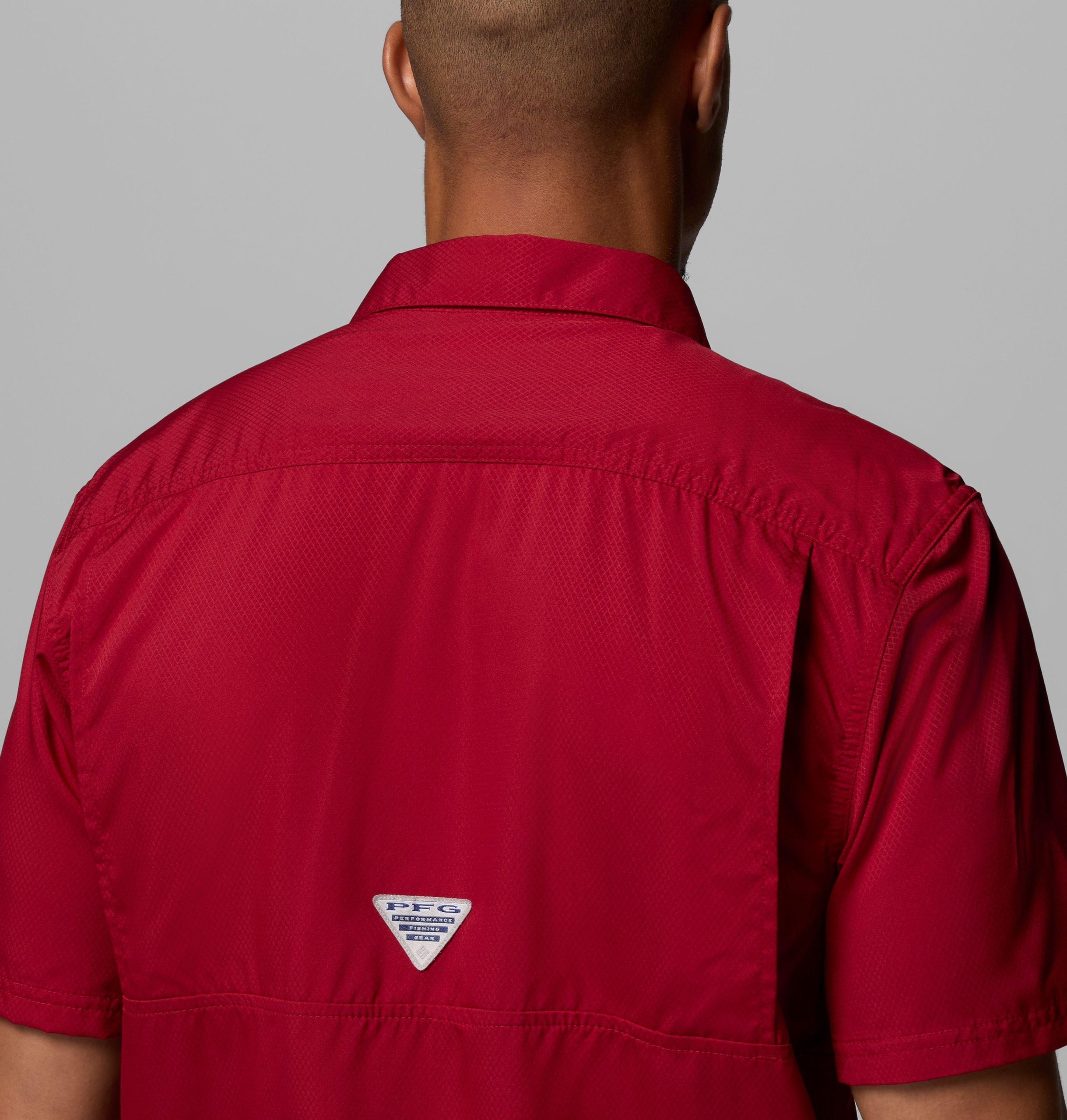 herre pfg slack tide camp-skjorte