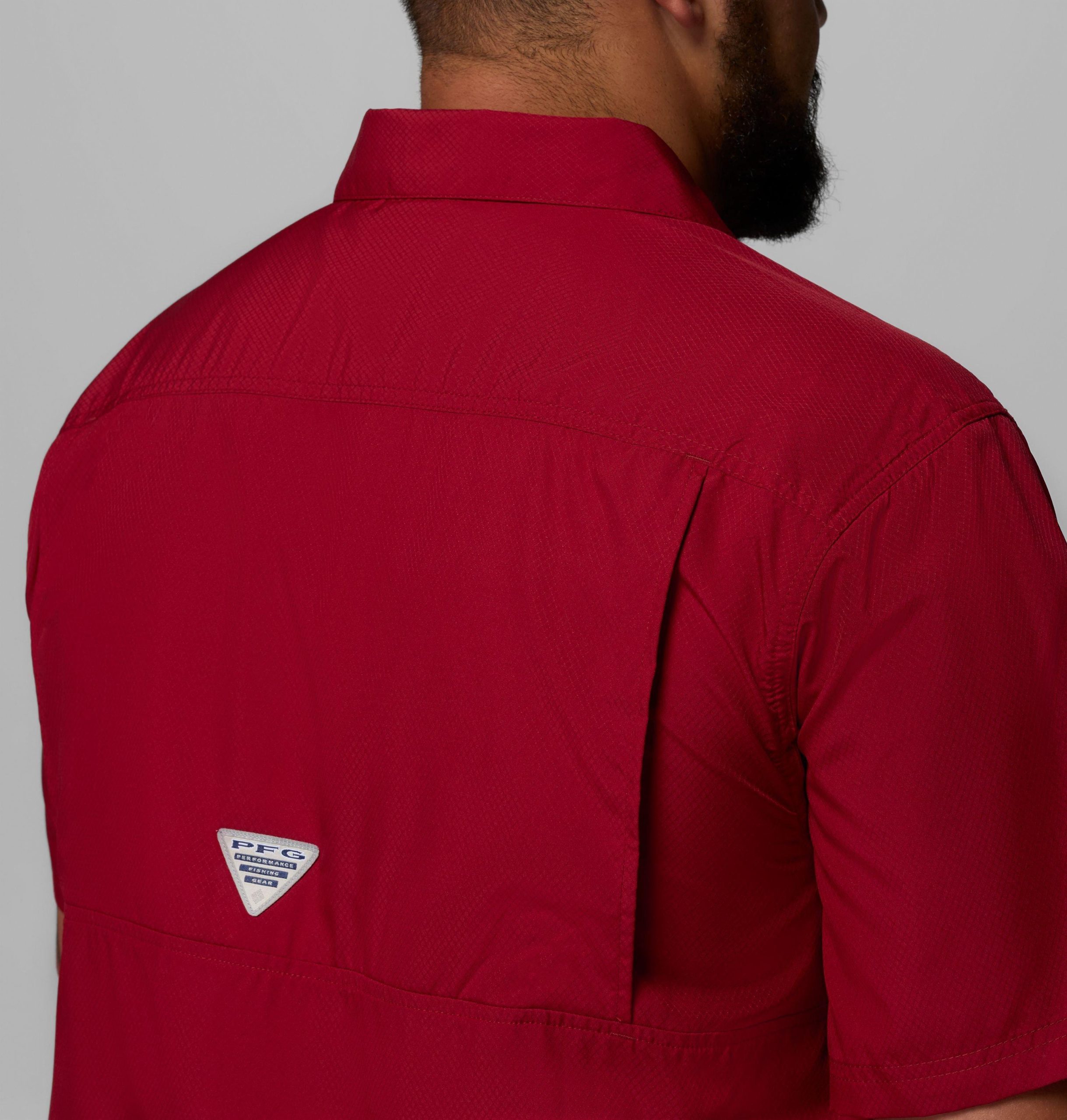 herre pfg slack tide camp-skjorte – stor