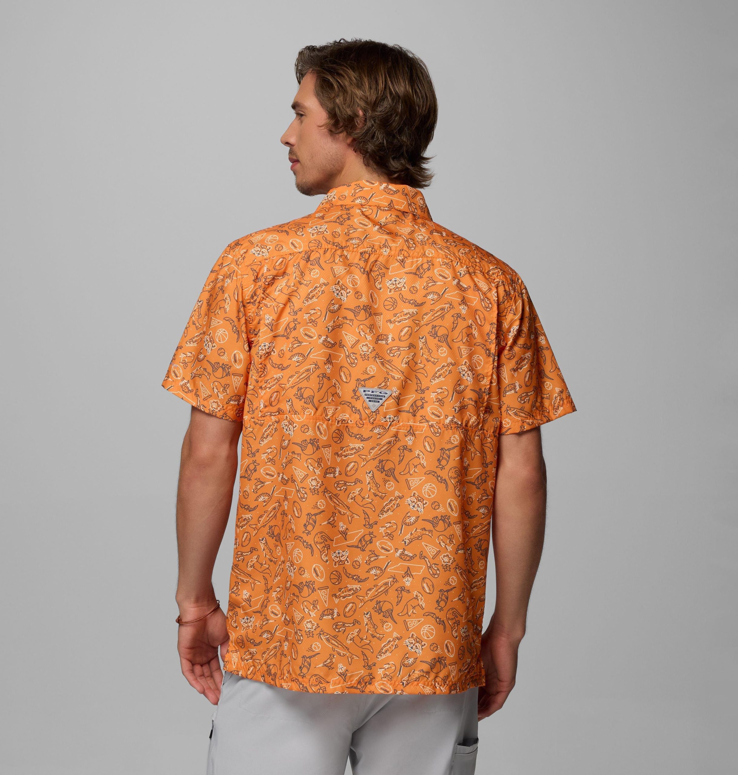 herre collegiate pfg super slack tide-skjorte – tennessee