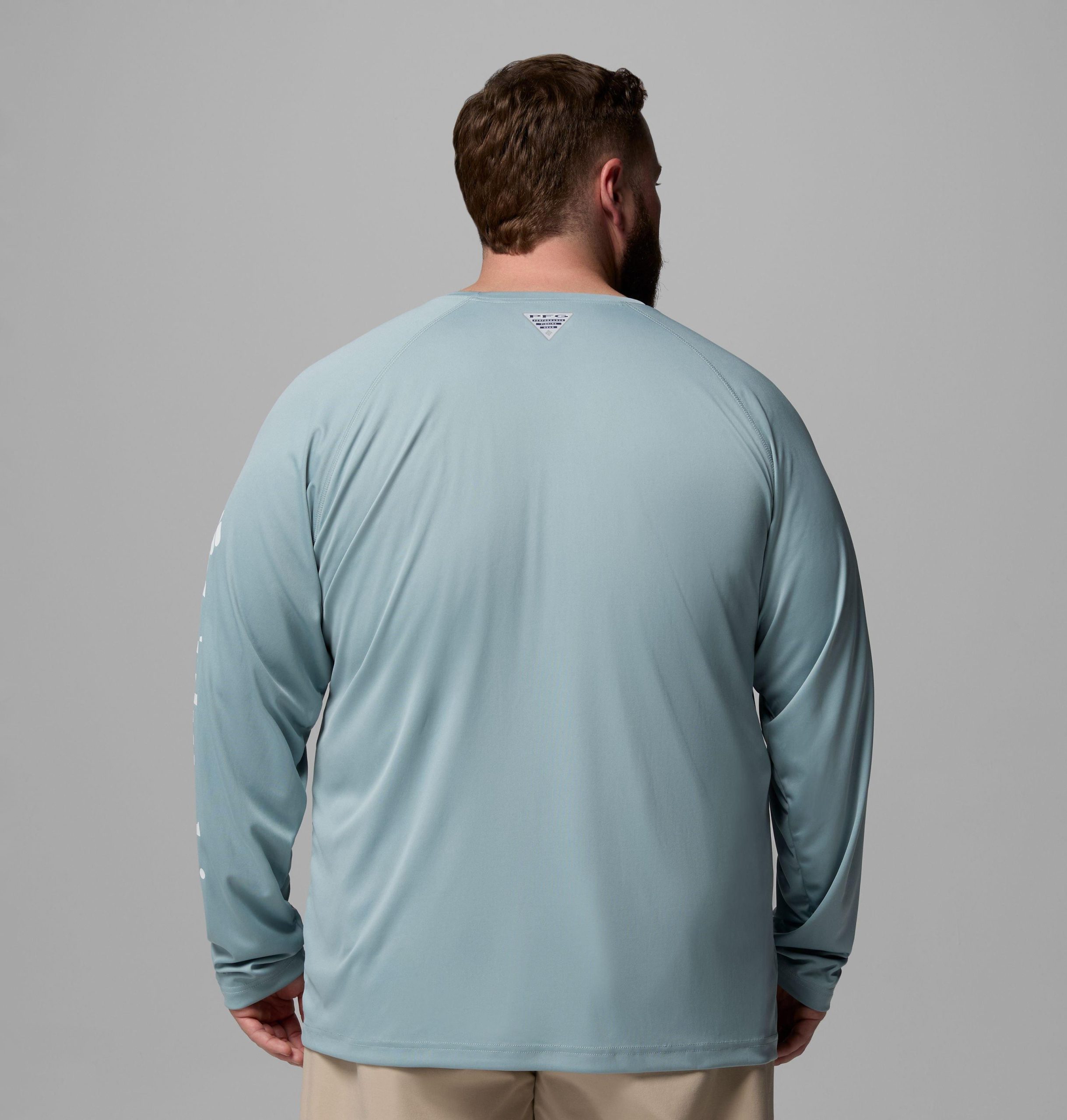 herre collegiate pfg terminal tackle langermet skjorte – stor – tennessee