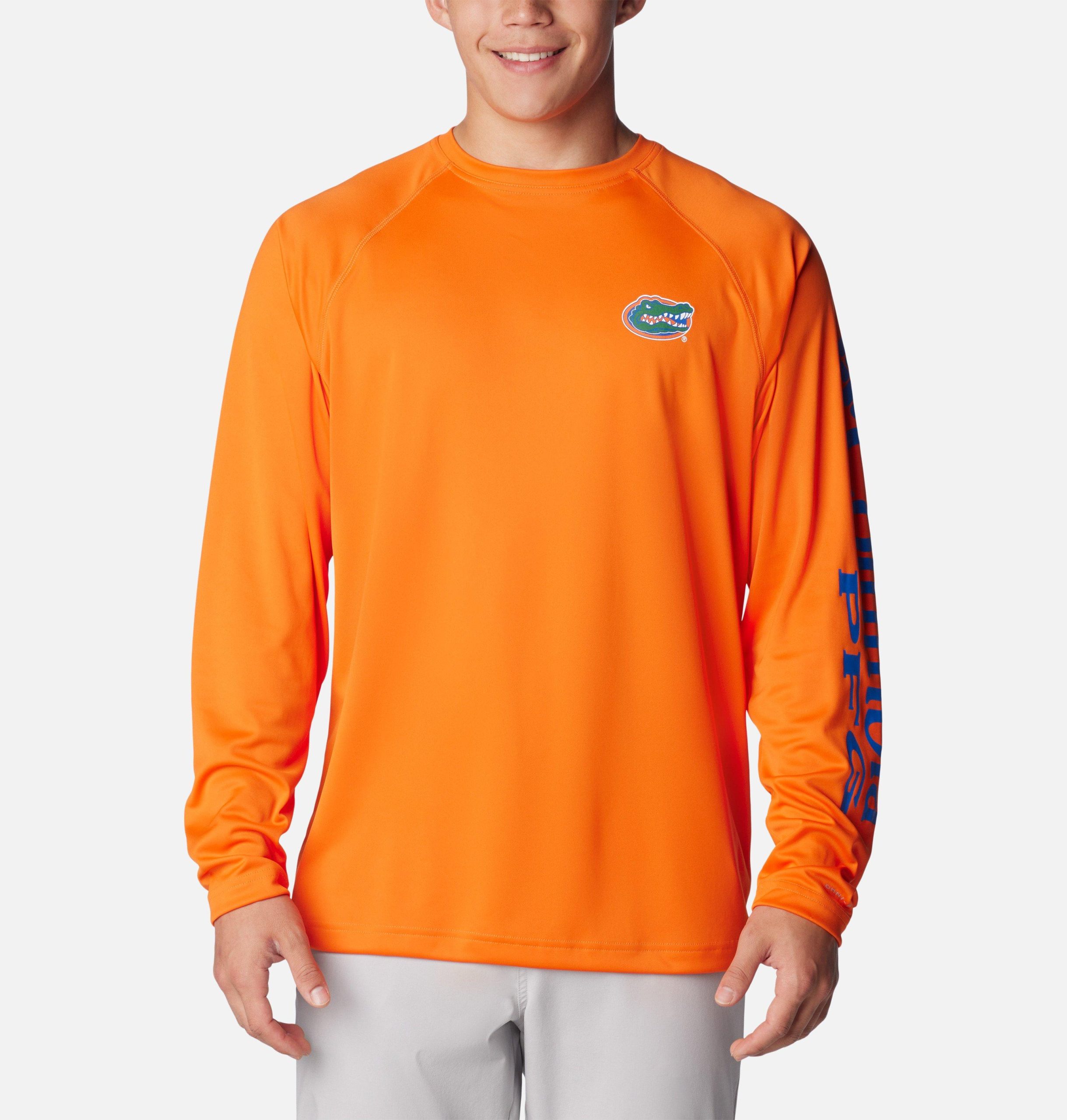 herre collegiate pfg terminal tackle langermet skjorte – tall – florida