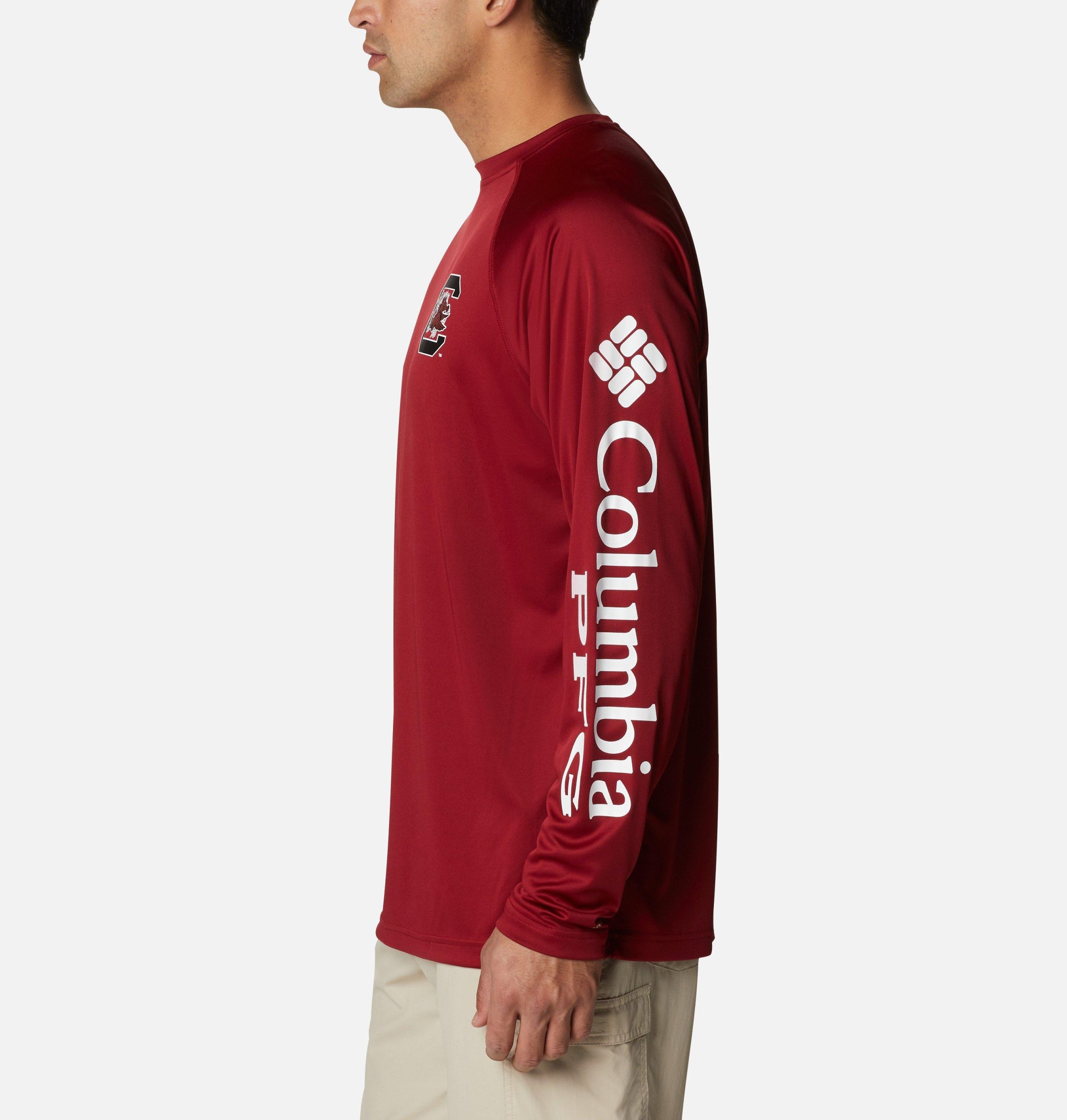 herre collegiate pfg terminal tackle langermet skjorte – tall – south carolina