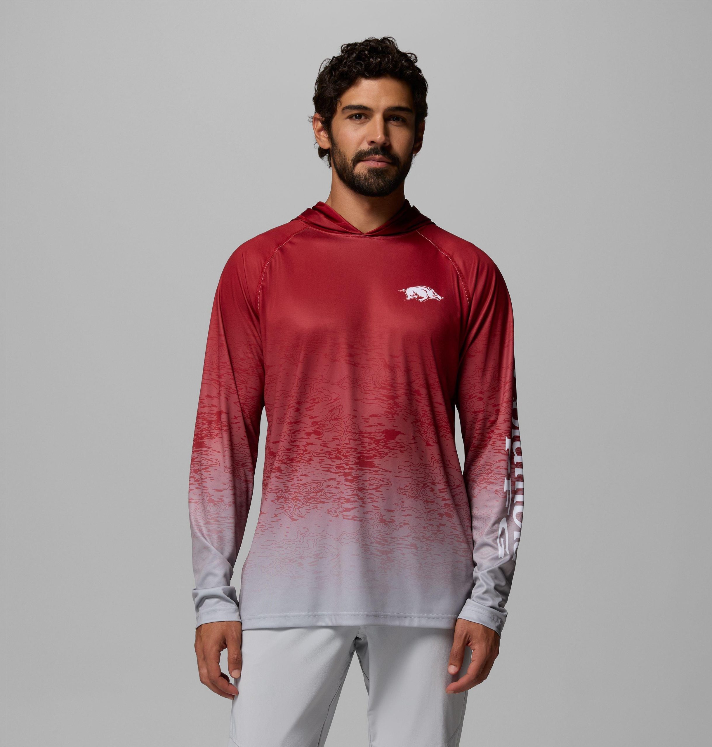 herre collegiate pfg super terminal tackle-hettegenser – arkansas