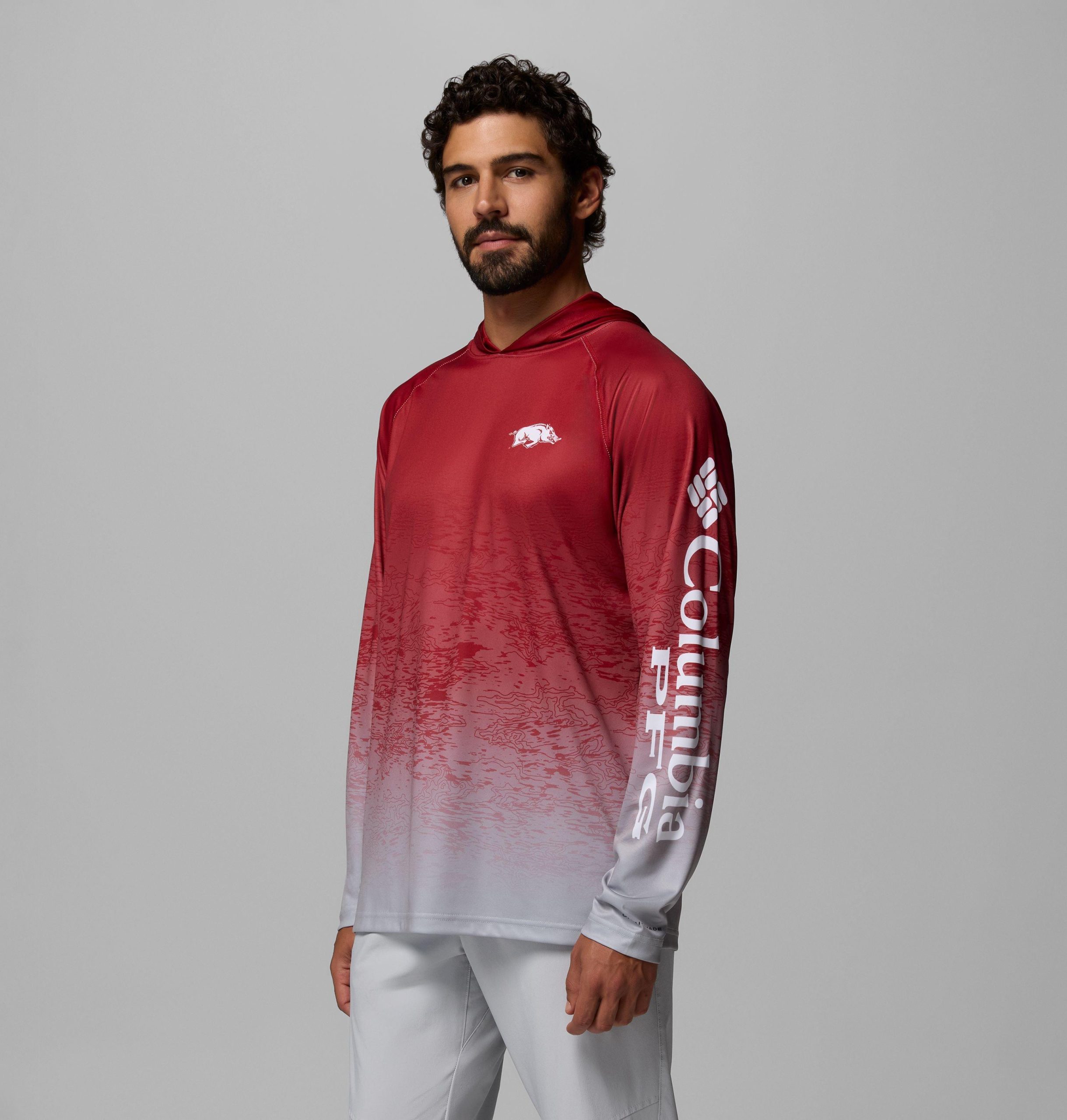 herre collegiate pfg super terminal tackle-hettegenser – arkansas
