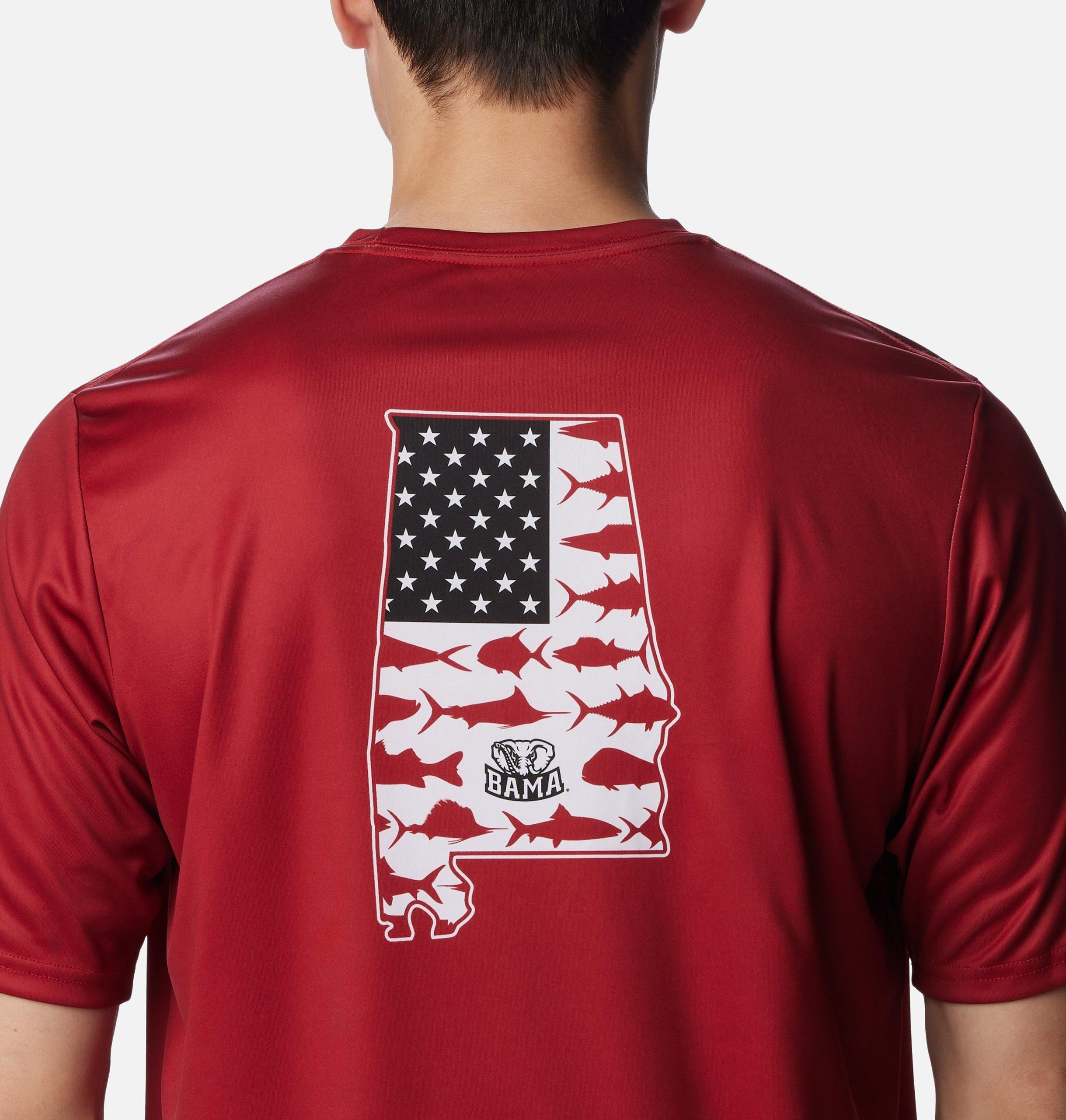 herre collegiate pfg terminal tackle kortermet t-skjorte – alabama