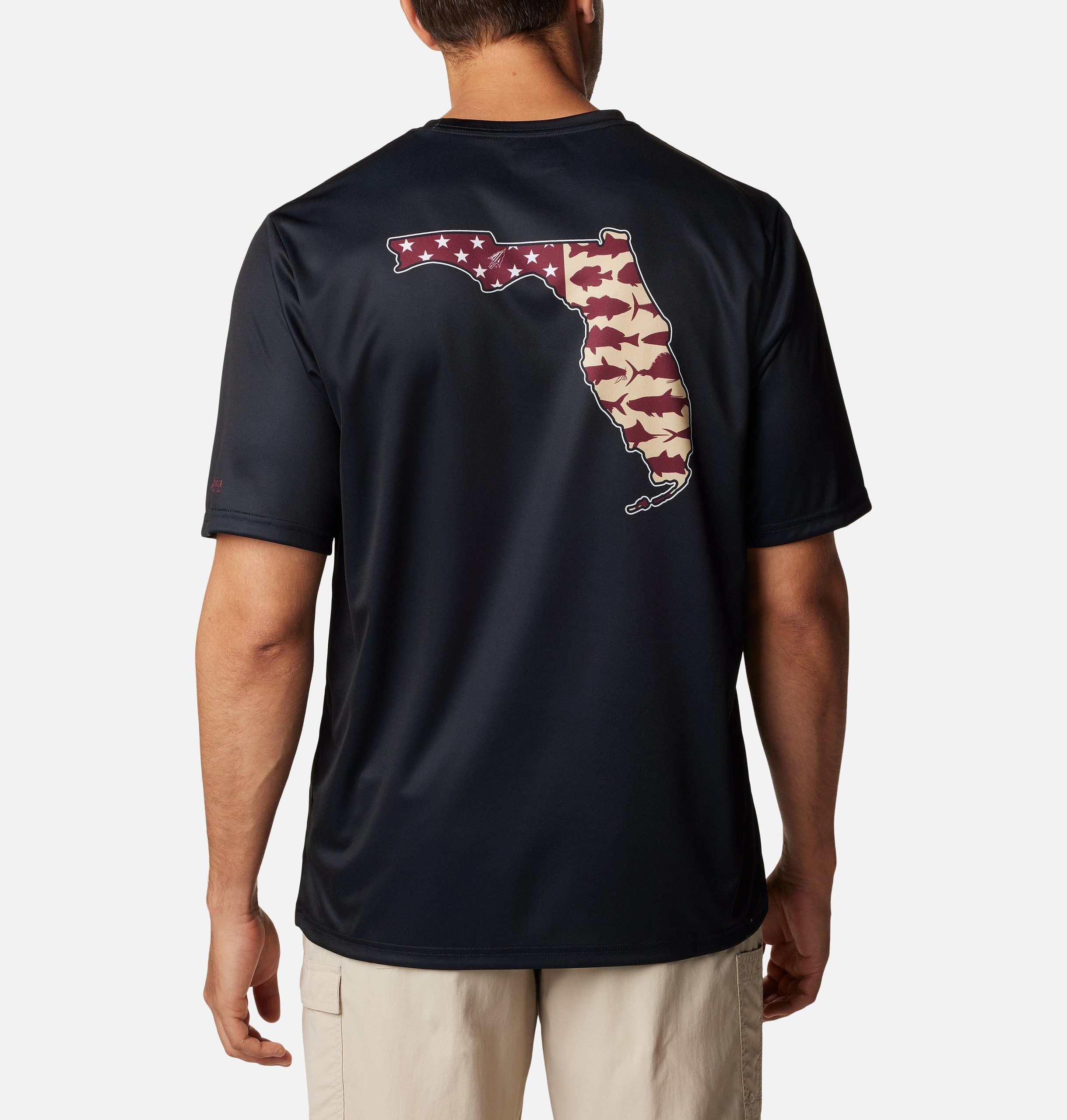 herre collegiate pfg terminal tackle kortermet t-skjorte – florida state