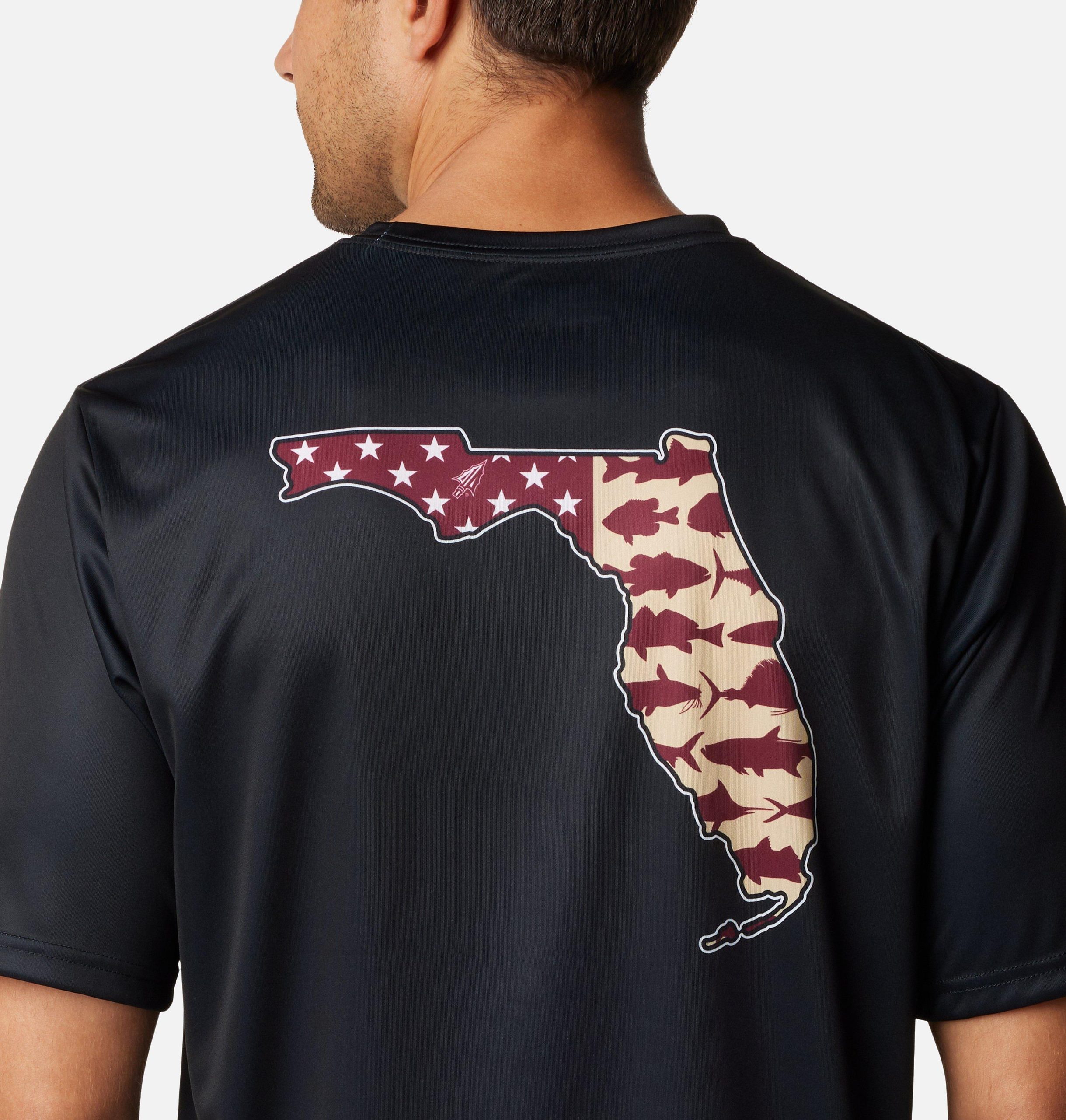 herre collegiate pfg terminal tackle kortermet t-skjorte – florida state