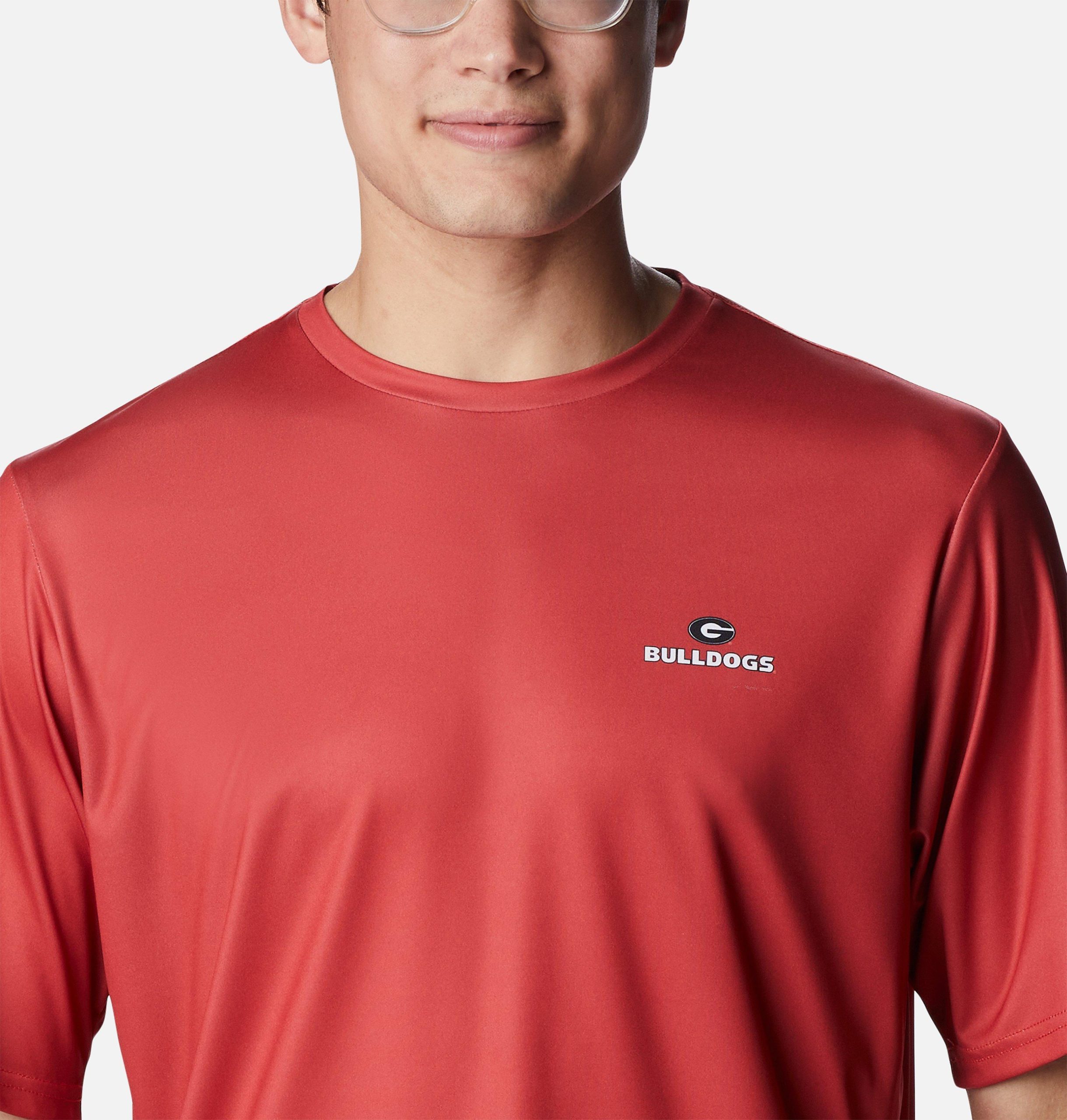 herre collegiate pfg terminal tackle kortermet skjorte - georgia