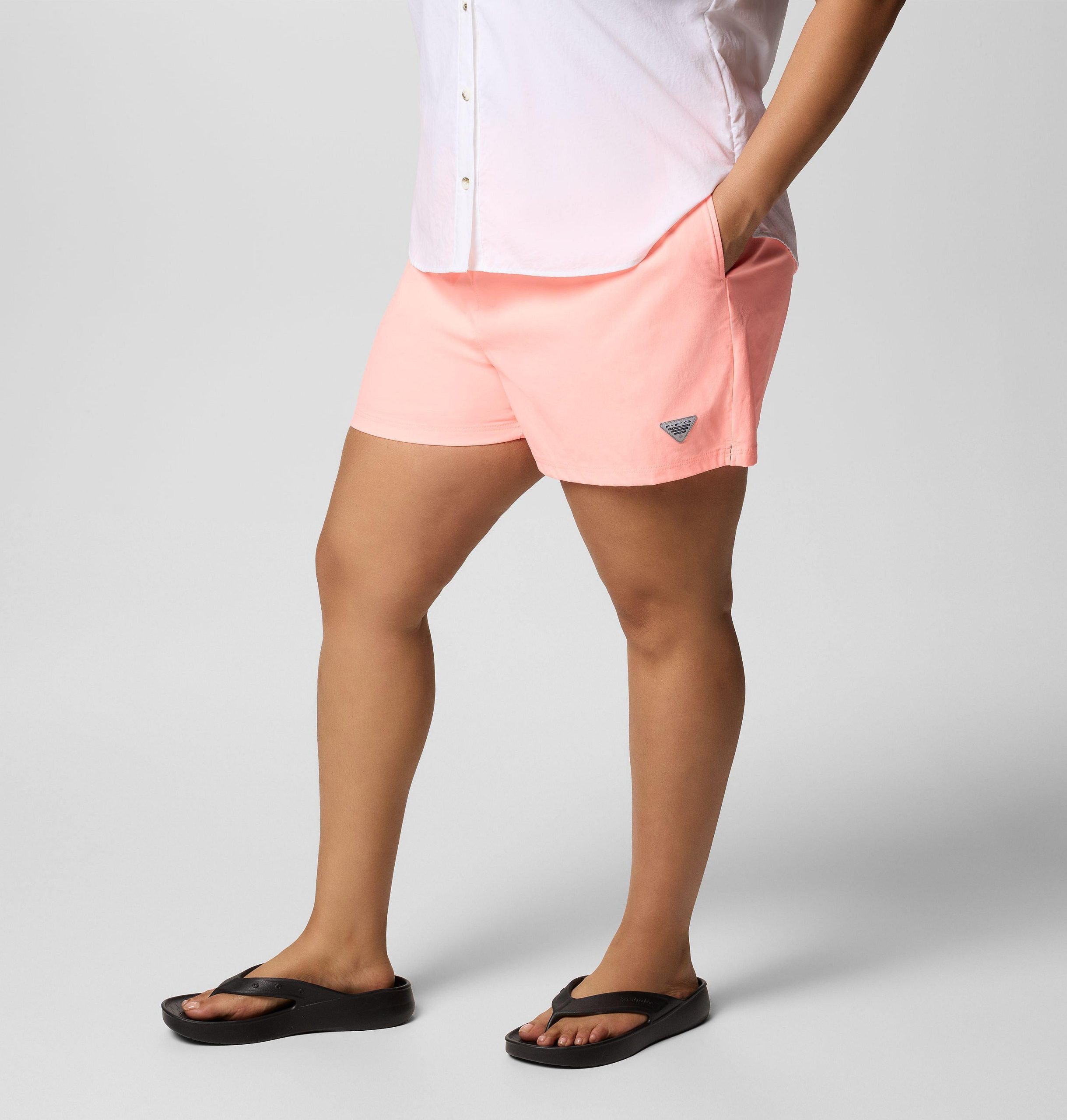 dame pfg rugged vannshorts – plus size