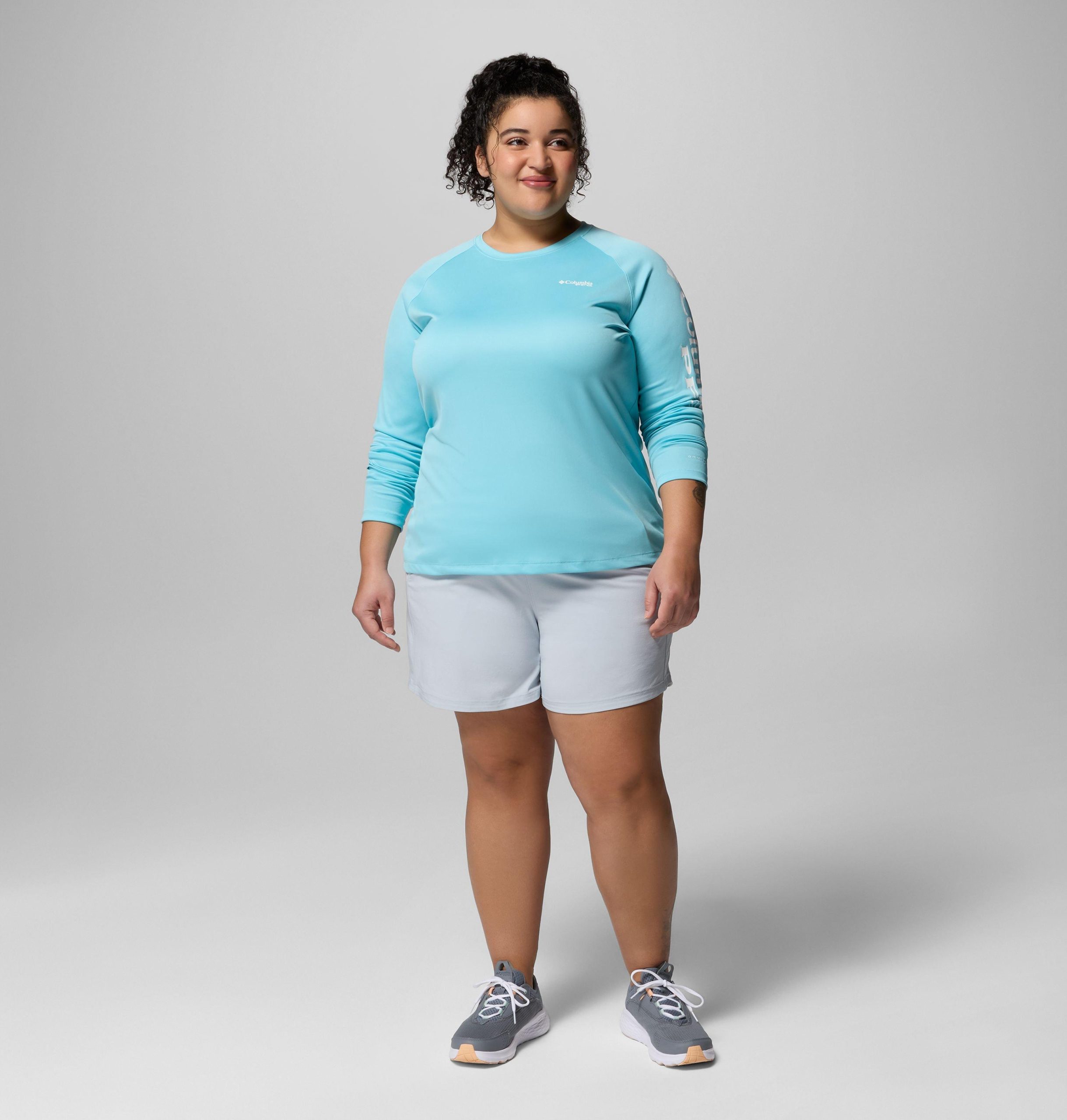 dame pfg castback shorts – plus size