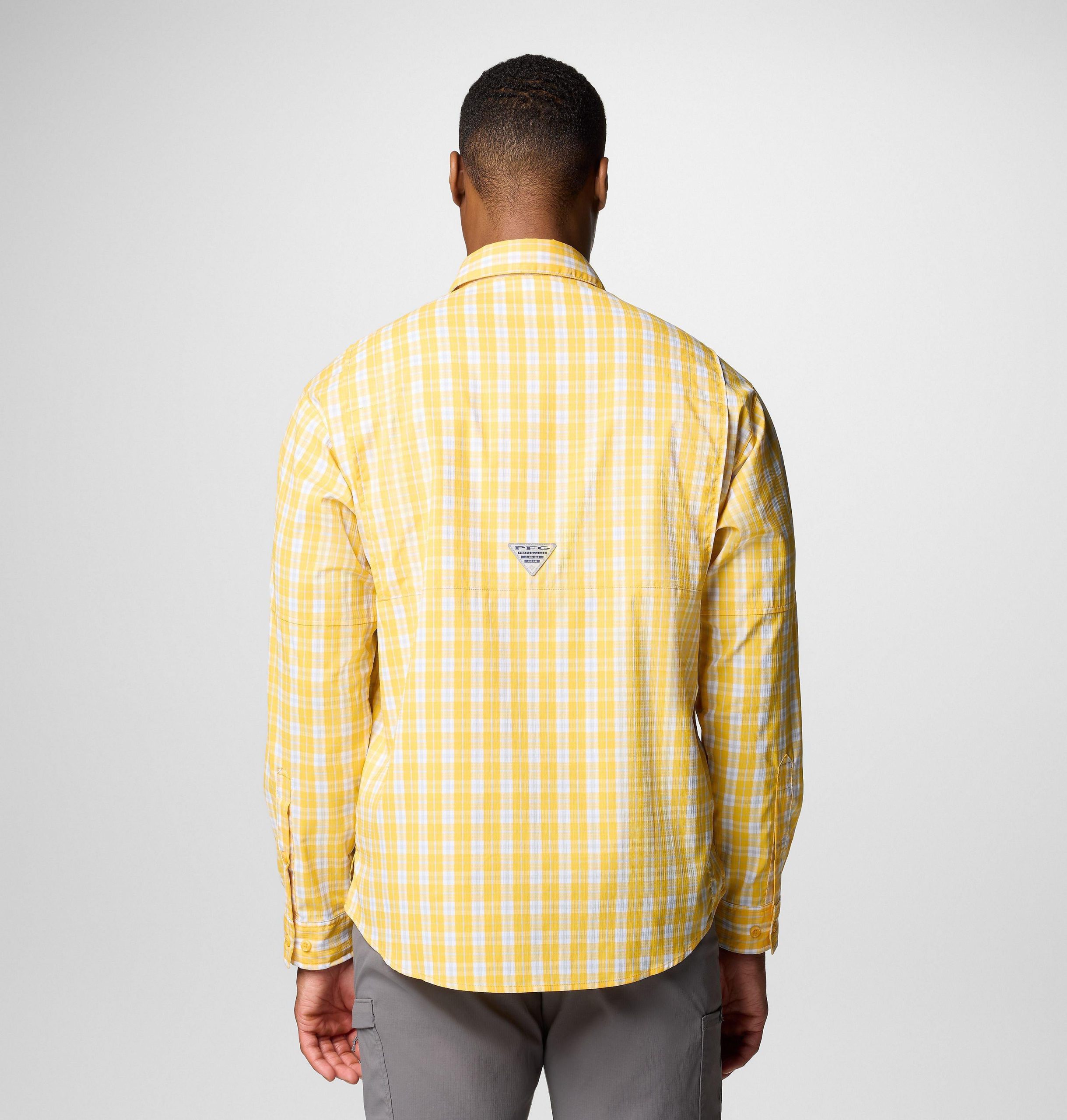 herre pfg super tamiami langermet skjorte - pittsburgh steelers