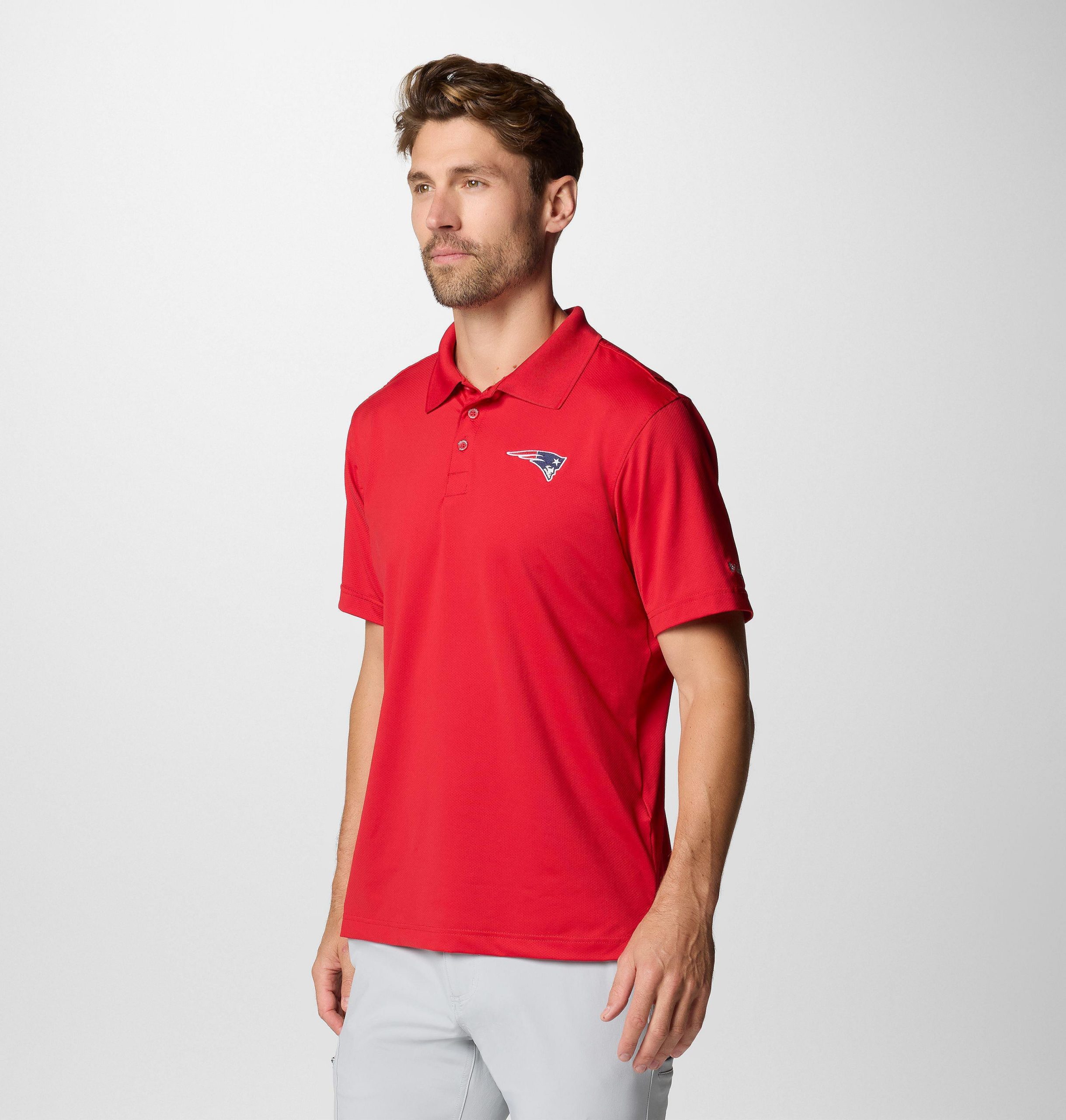 herre pfg low drag offshore polo - new england patriots