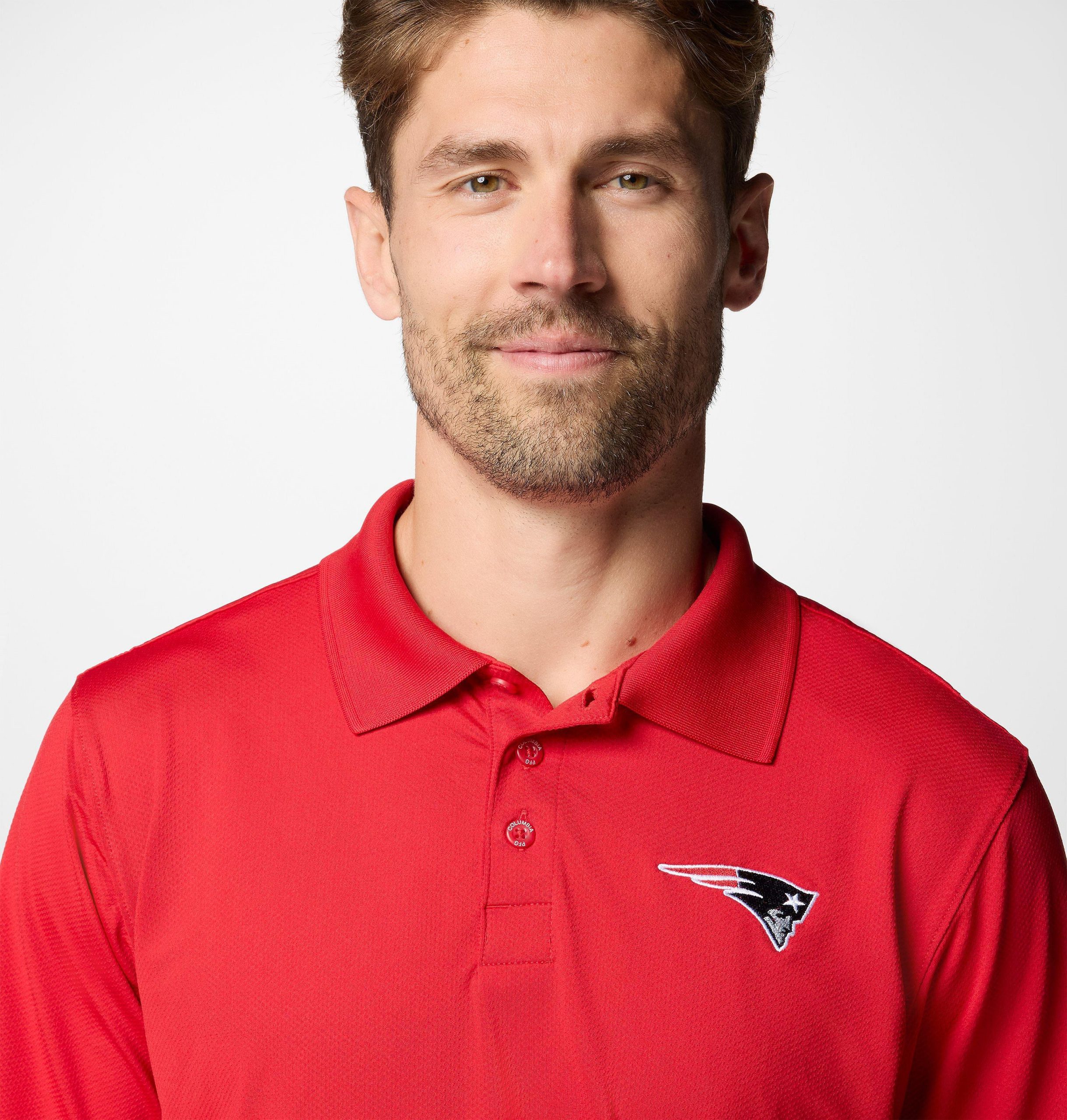 herre pfg low drag offshore polo - new england patriots