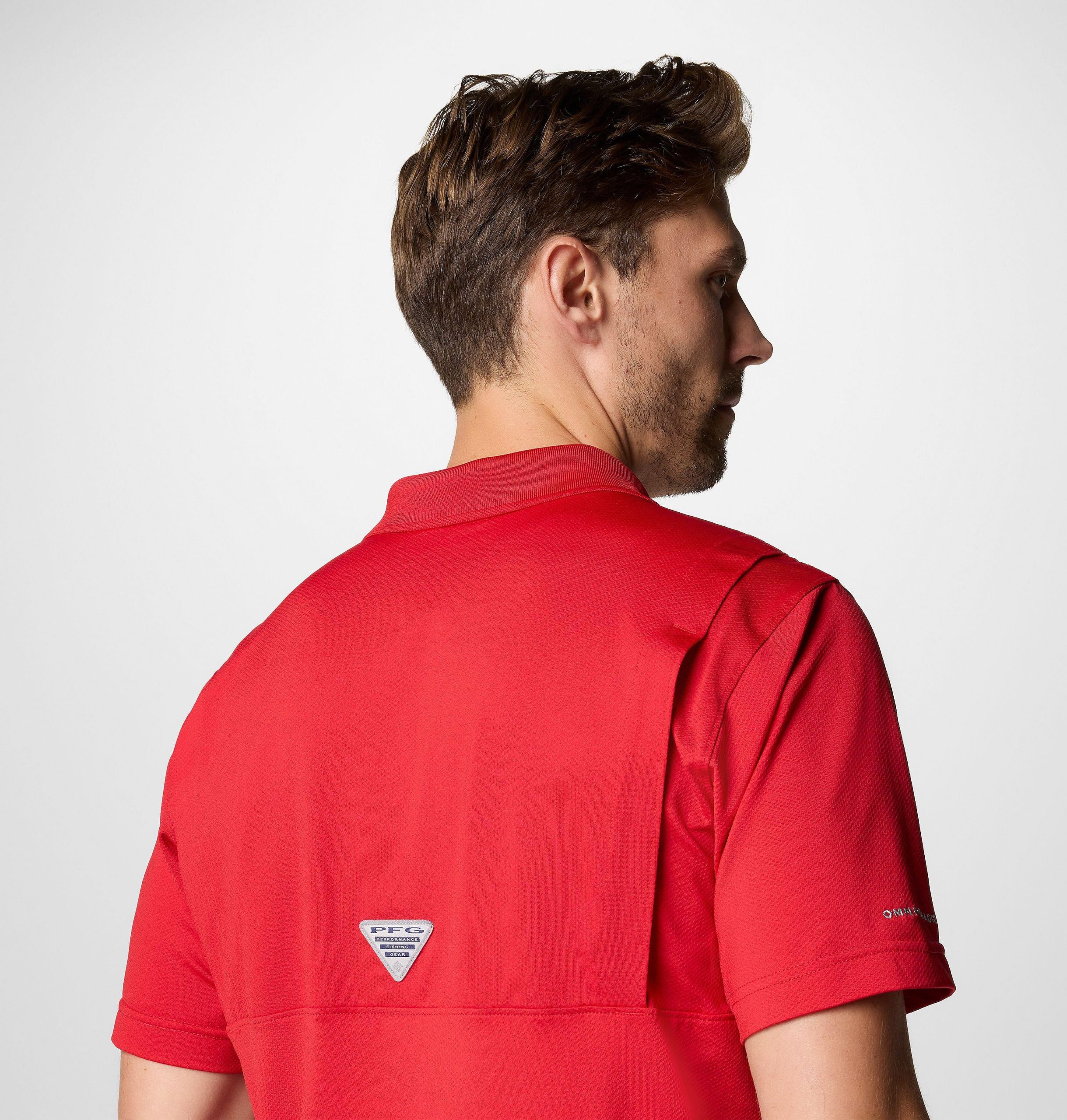 herre pfg low drag offshore polo - new england patriots