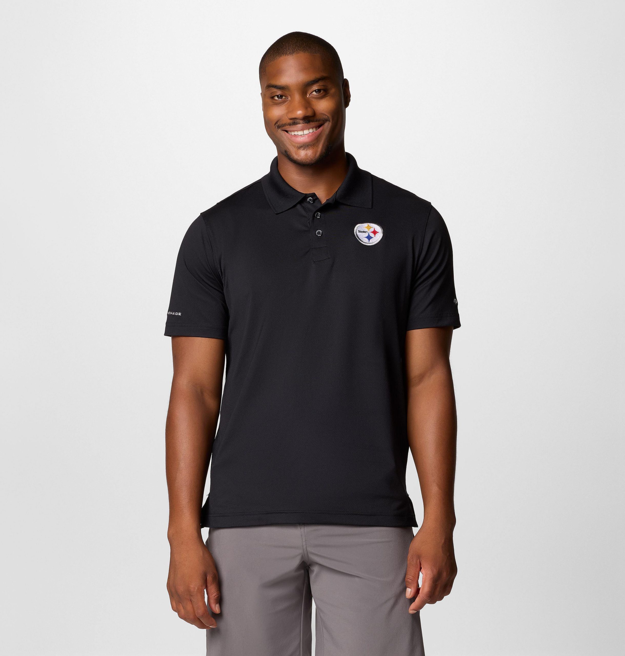 herre pfg low drag offshore polo - pittsburgh steelers