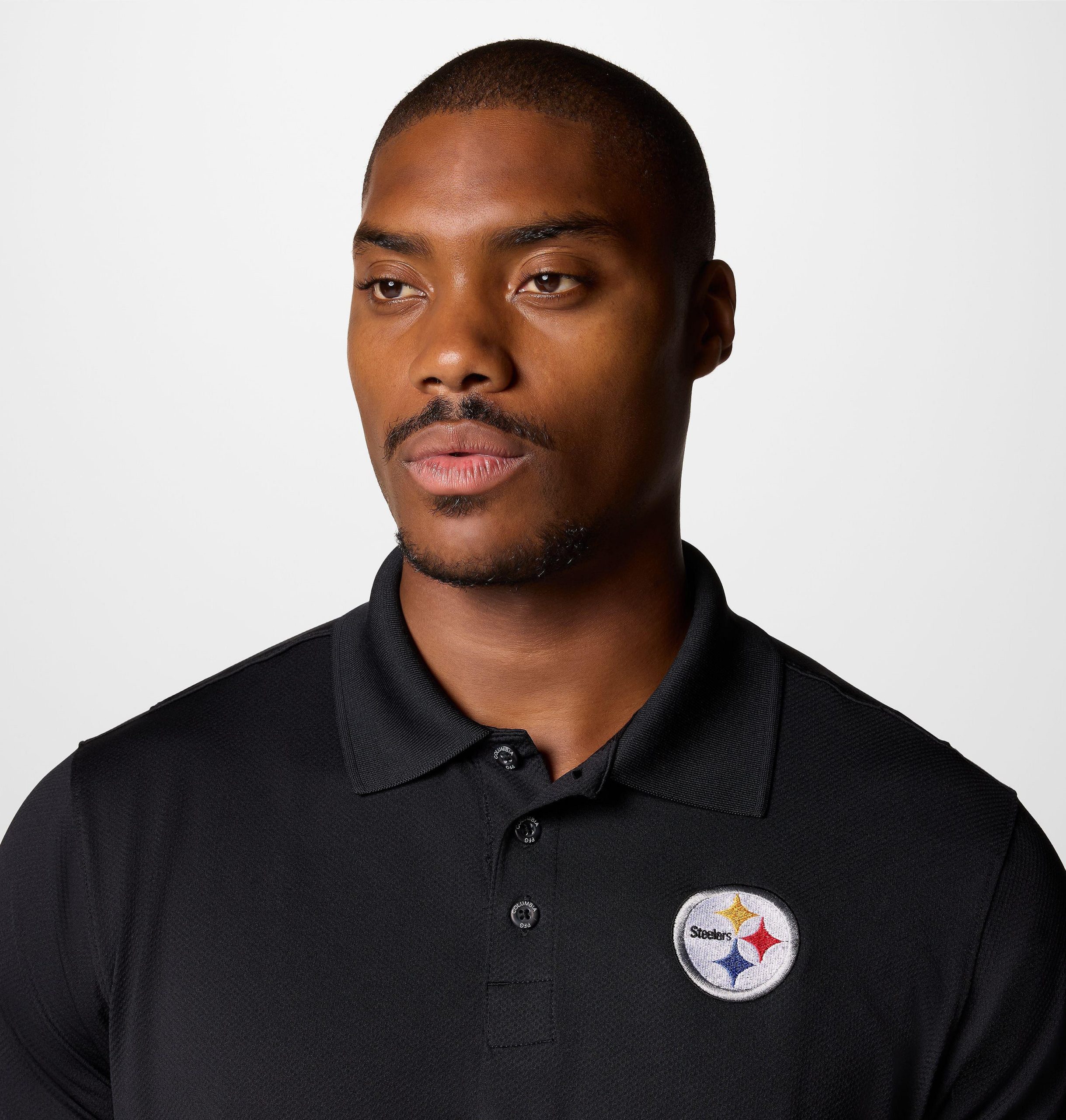 herre pfg low drag offshore polo - pittsburgh steelers
