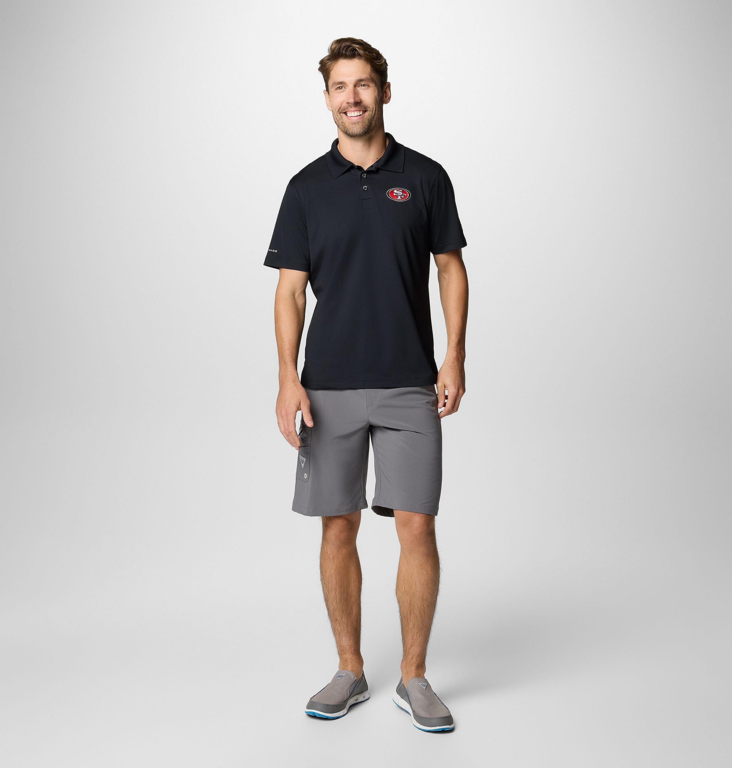 herre pfg low drag offshore polo - san francisco 49ers