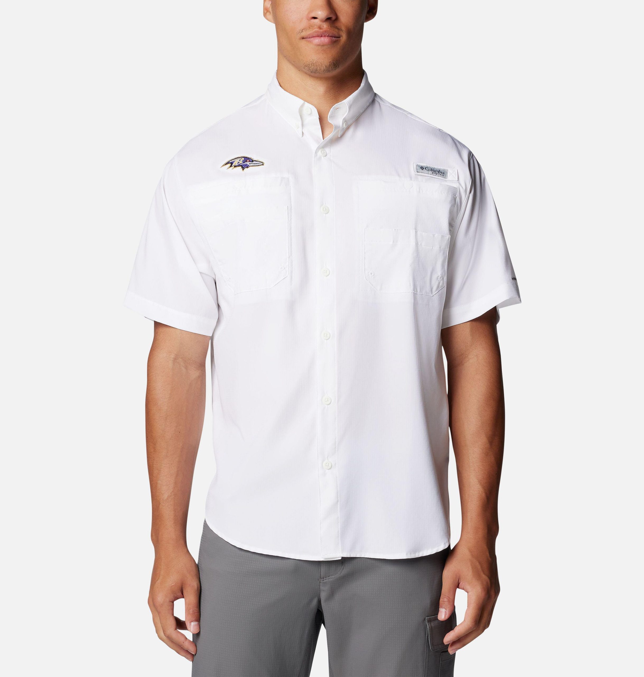 menn pfg tamiami kortermet skjorte - baltimore ravens