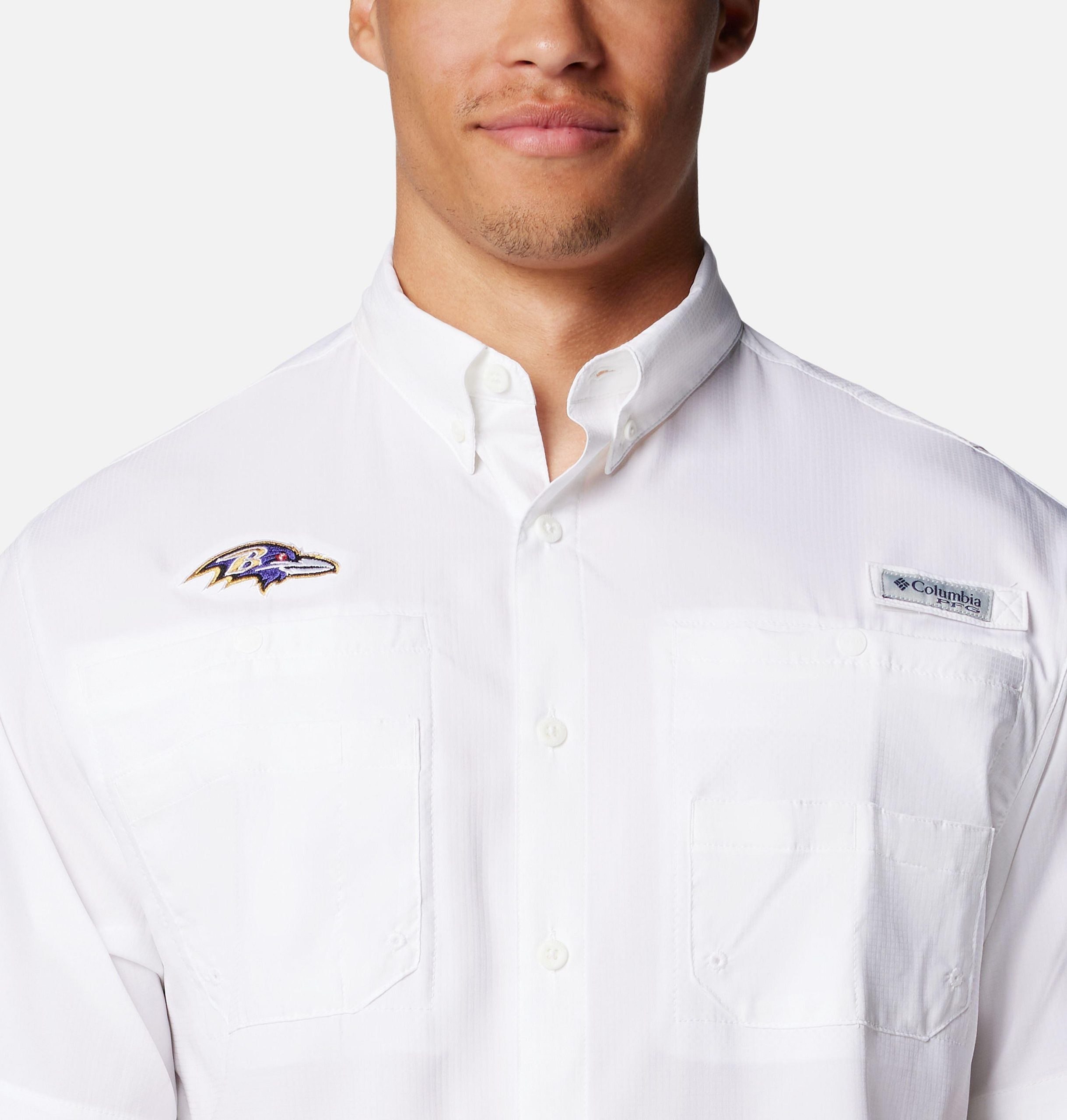 menn pfg tamiami kortermet skjorte - baltimore ravens