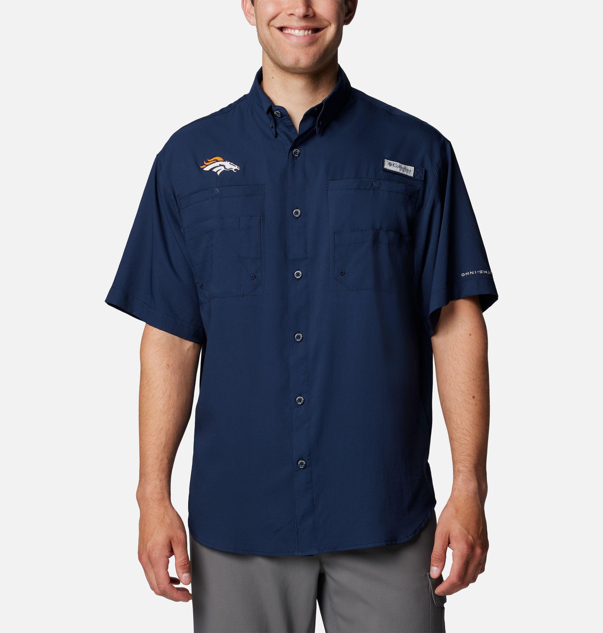 herre pfg tamiami kortermet t-skjorte - denver broncos