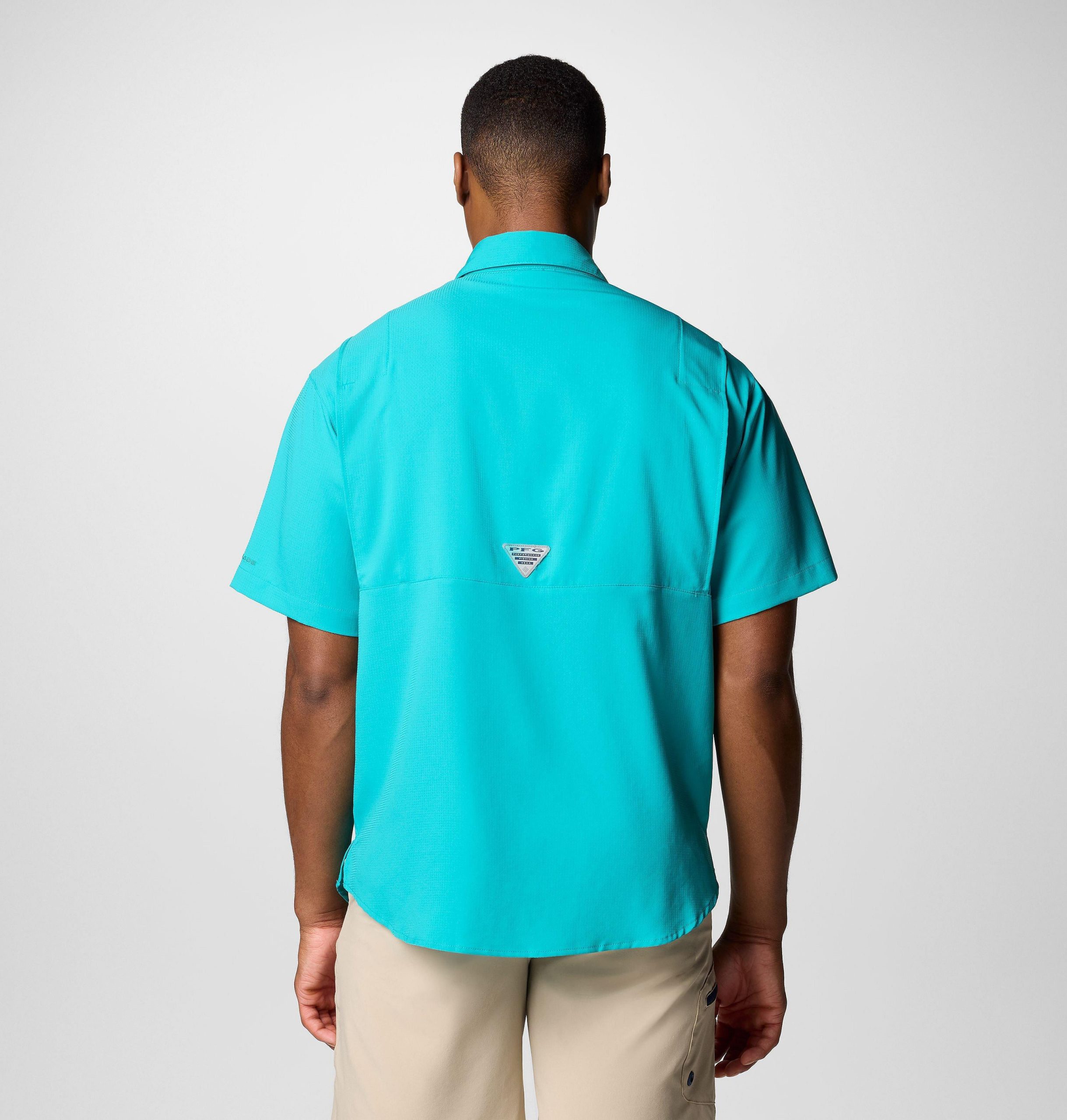 herre pfg tamiami kortermet skjorte - miami dolphins