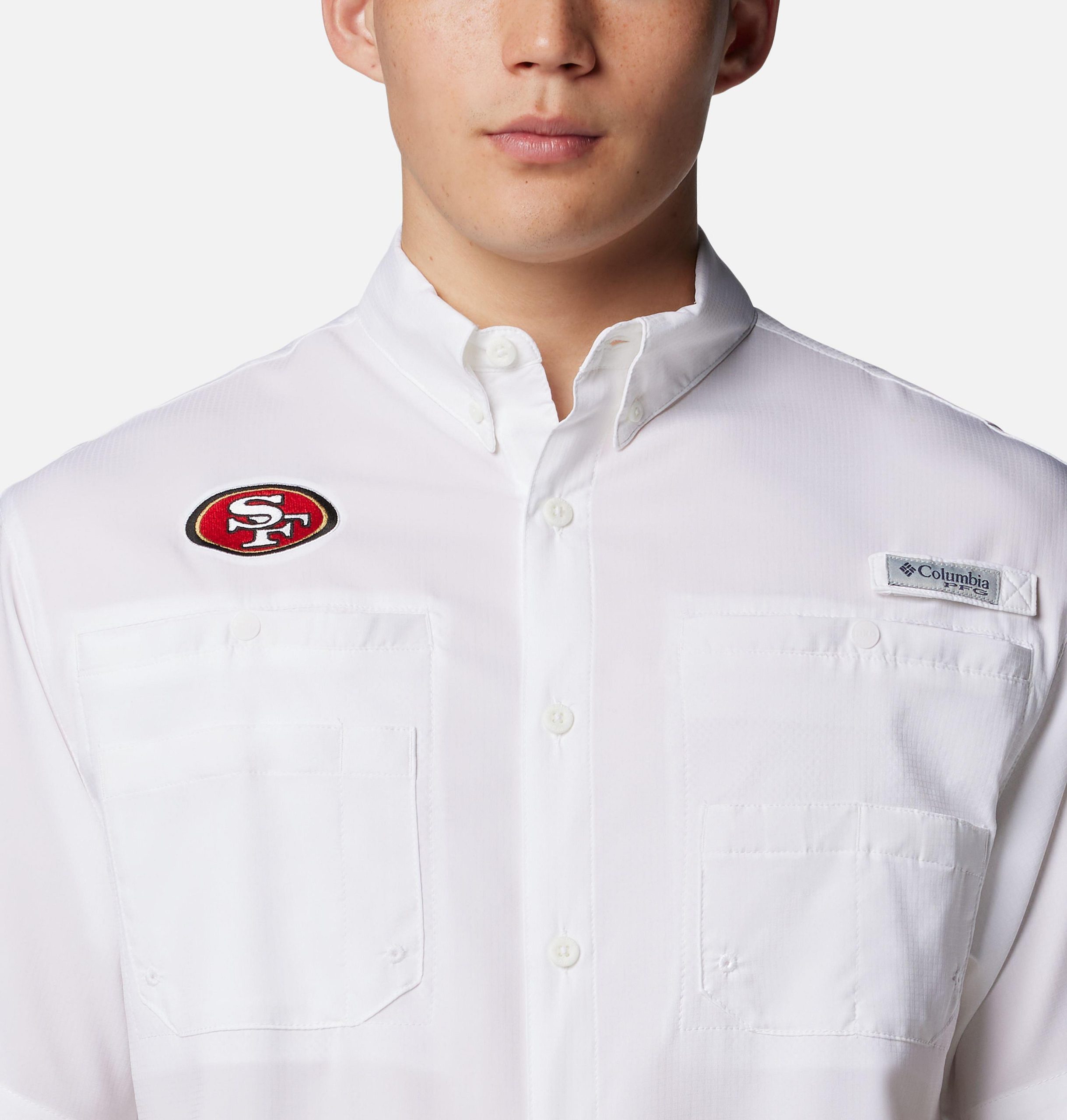herre pfg tamiami kortermet skjorte - san francisco 49ers
