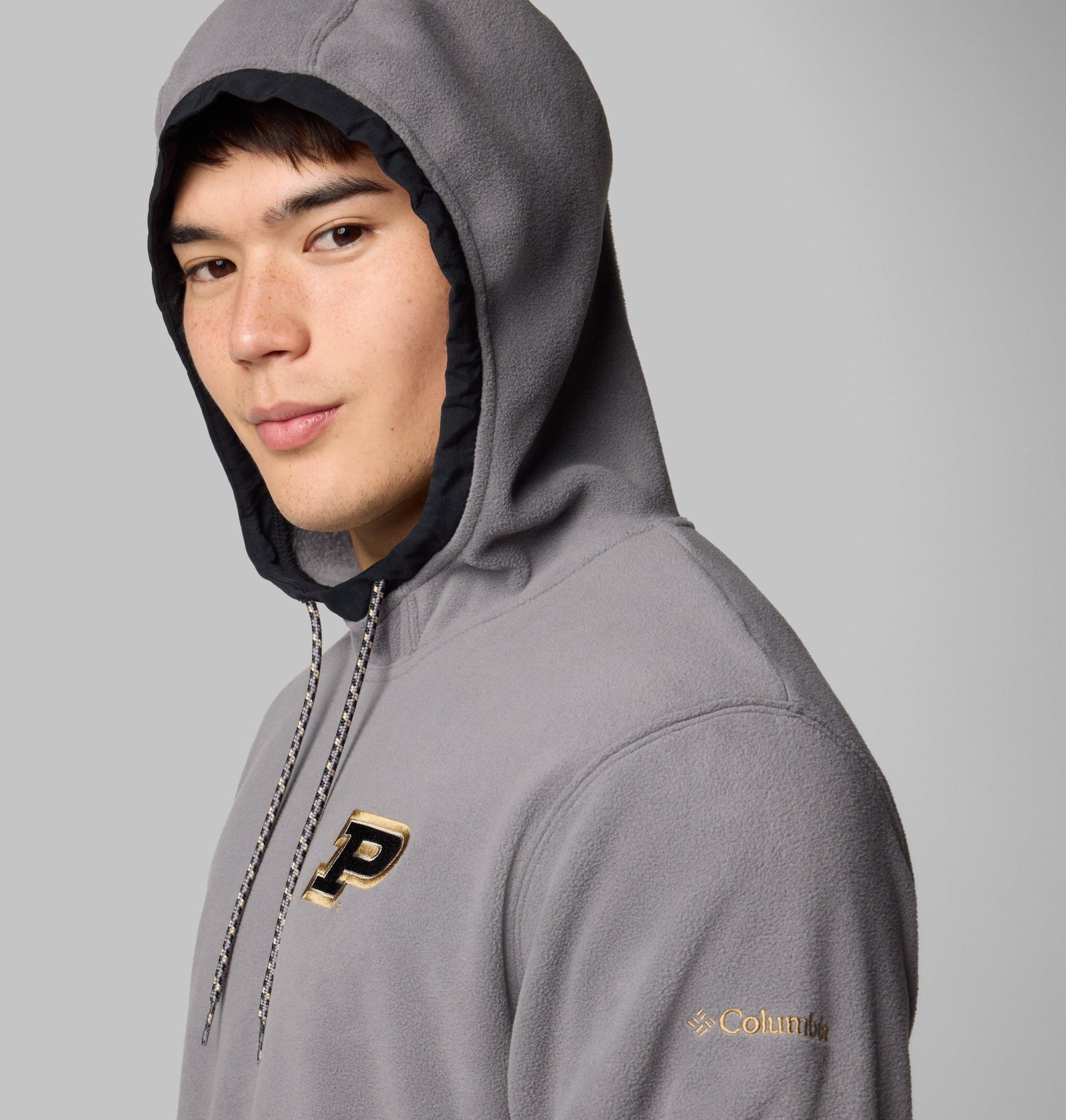 herre collegiate flanker fleece hettegenser – purdue