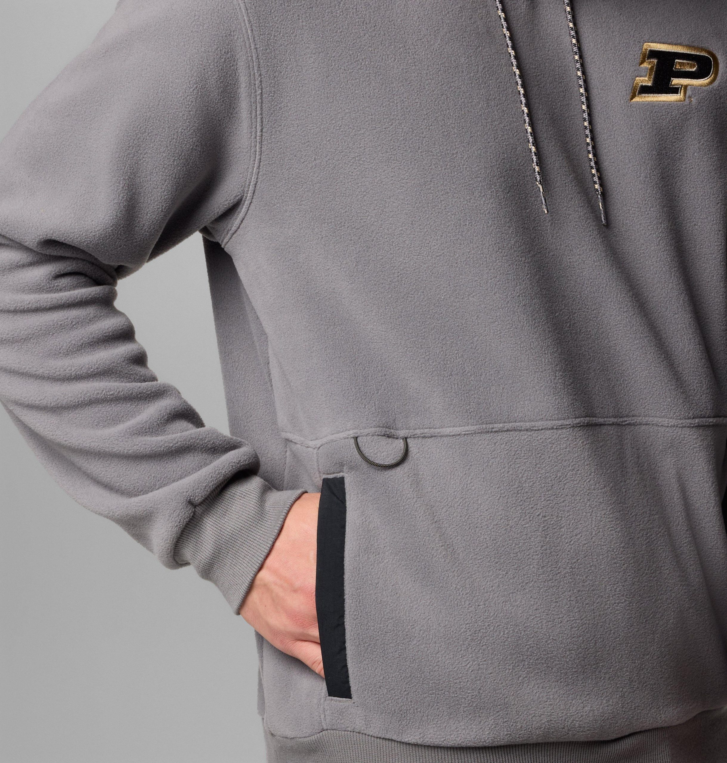 herre collegiate flanker fleece hettegenser – purdue