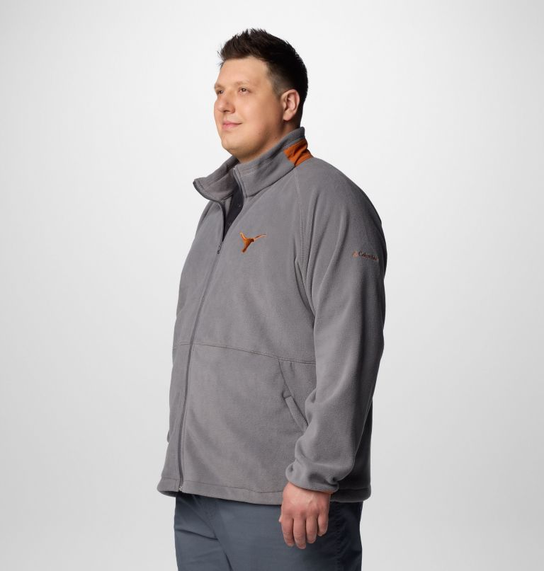 herre collegiate flanker iv fleecejakke – texas – stor