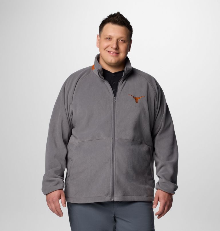 herre collegiate flanker iv fleecejakke – texas – stor