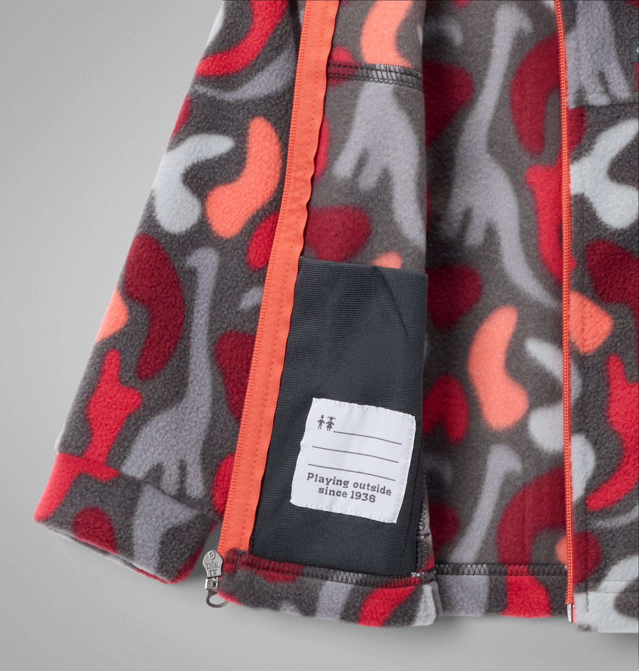guttejakke med zing iii-fleece for småbarn