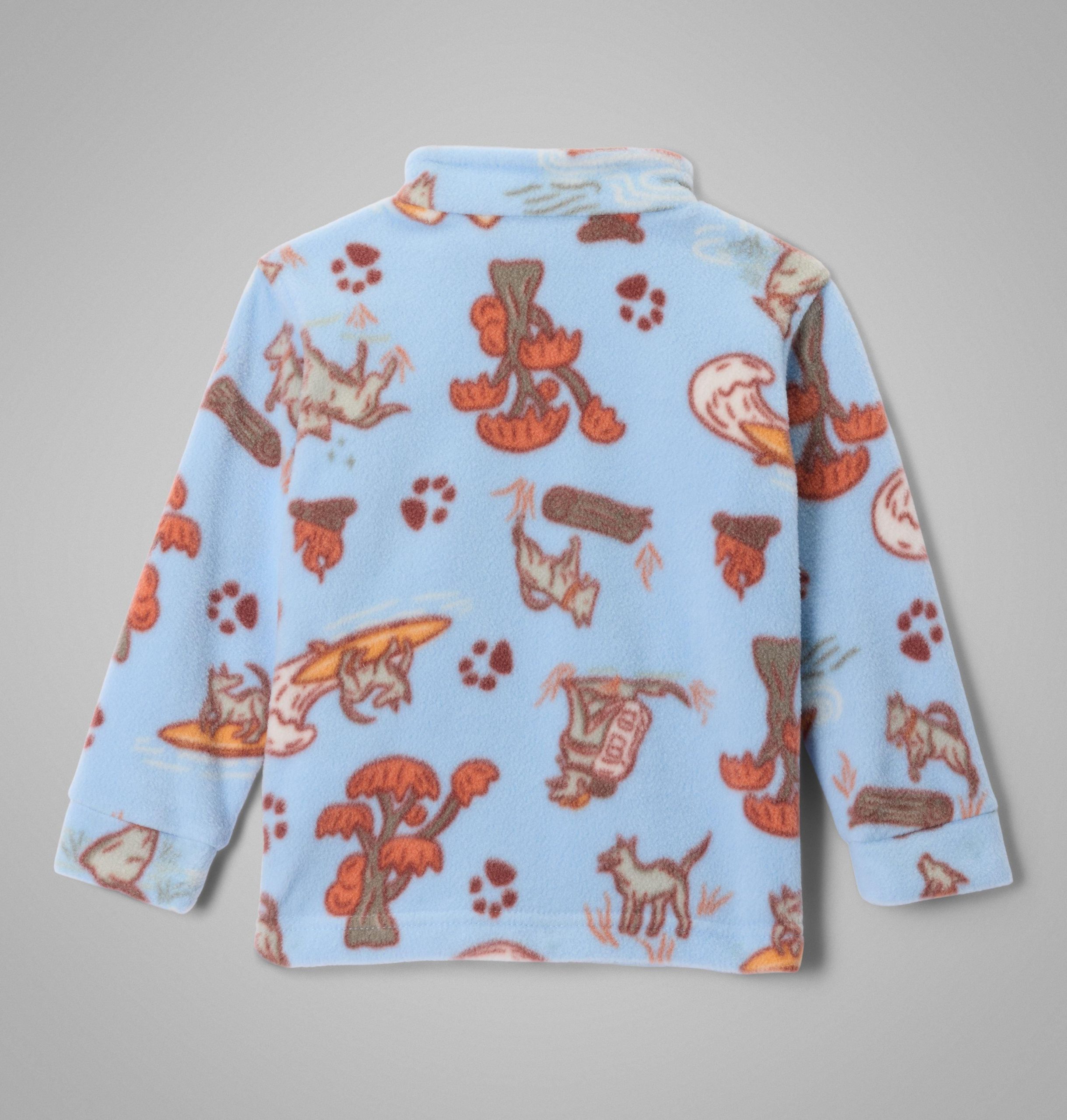 fleece med granittfjelltrykk for småbarn