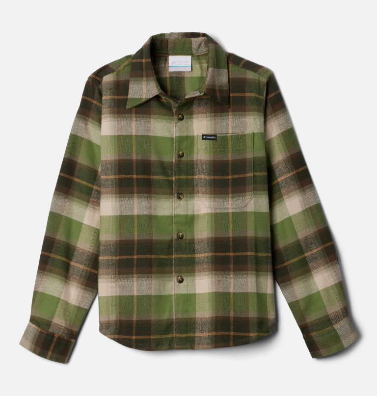 gutteskjorte med langermet cornell woods-flanell